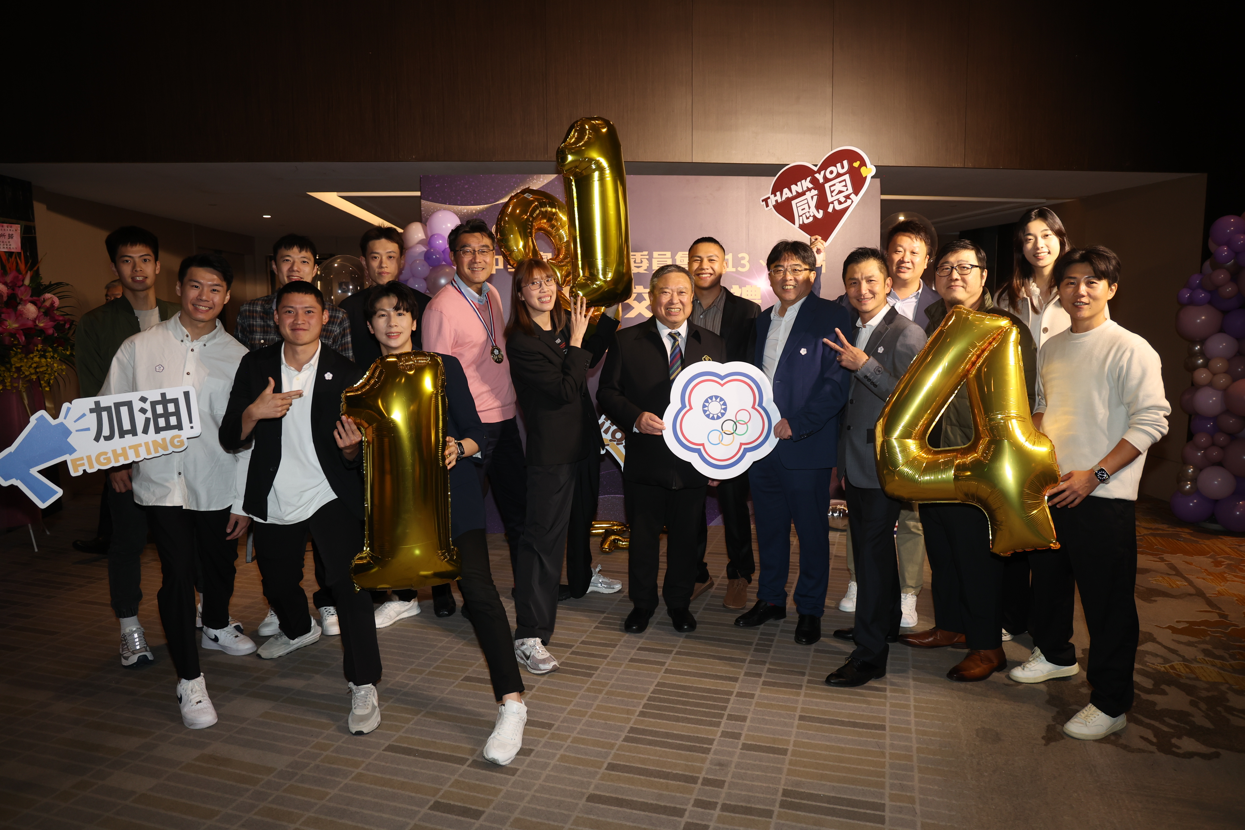 主席林鴻道12年創下許多成績，讓選手都非常推崇。李天助攝