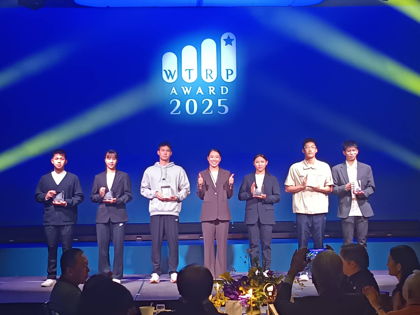 游泳獲破大會紀錄獎選手。詹健全攝