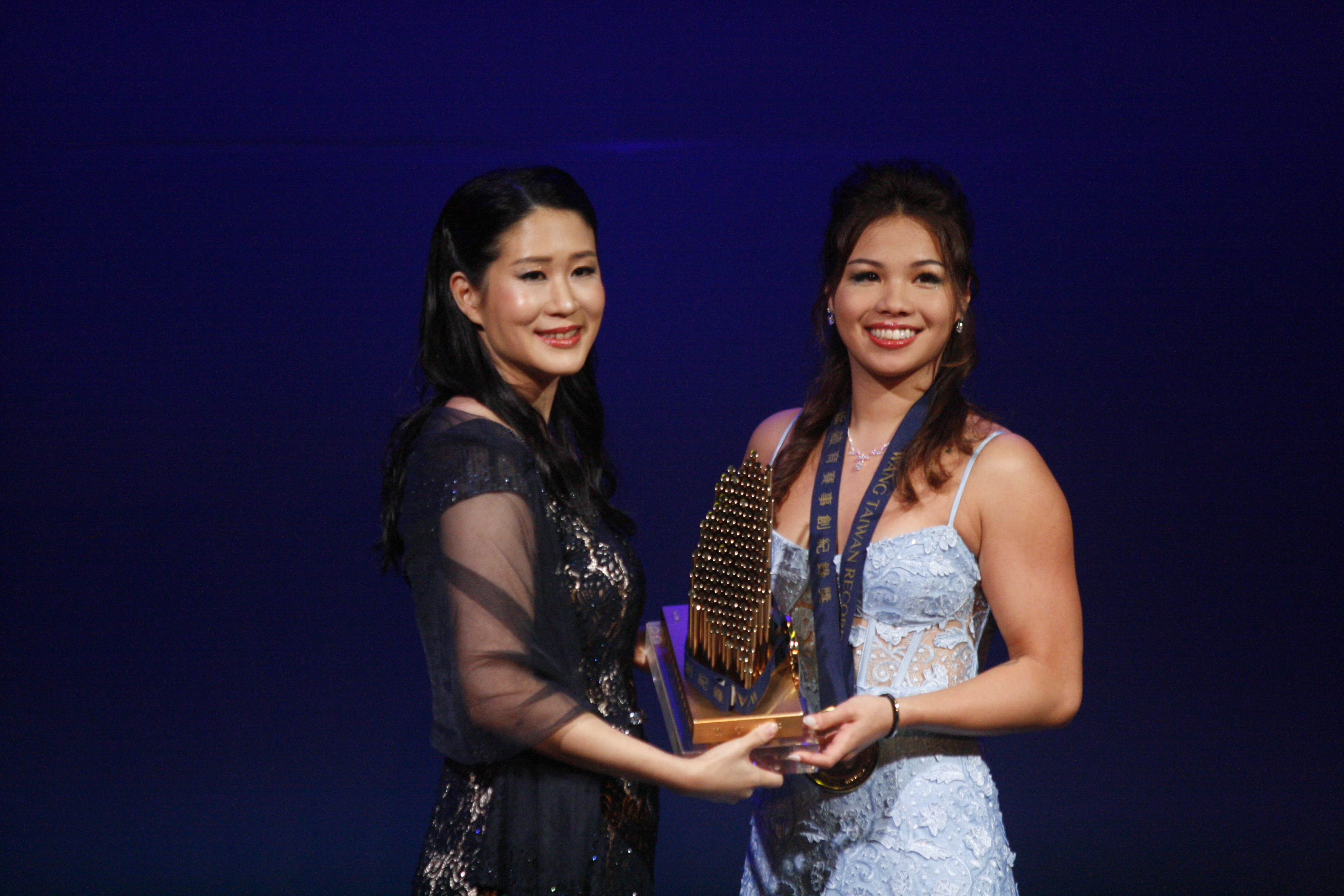 韓安齊(右)獲獎。詹健全攝