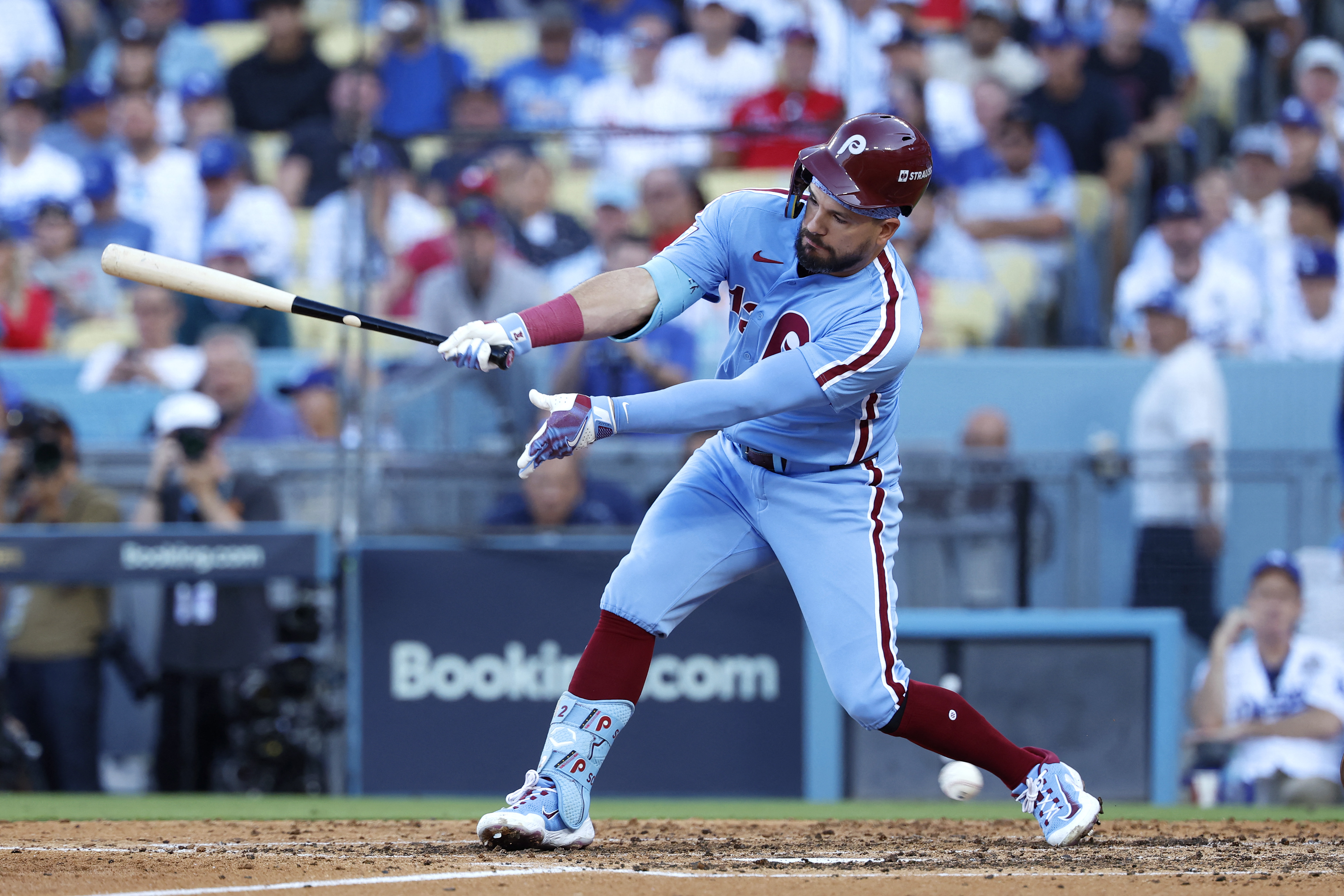 匹茲堡海盜向今年的國聯全壘打王史瓦伯(Kyle Schwarber)開出報價。法新社