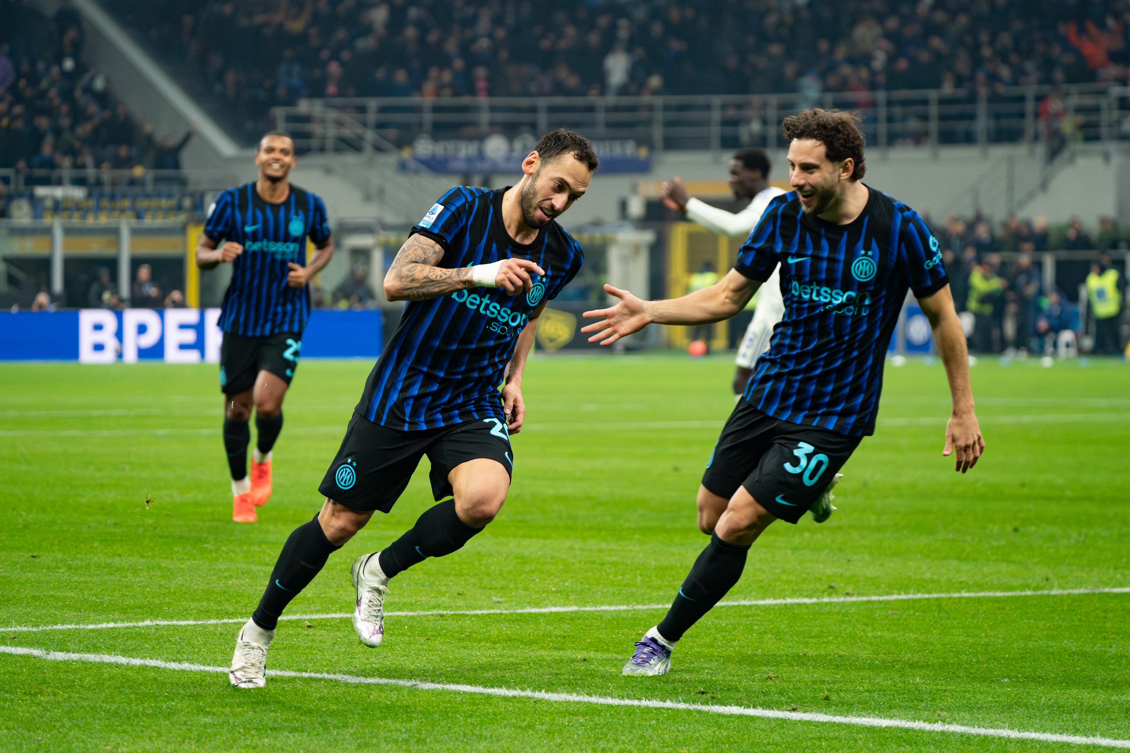 國際米蘭狀態正旺,主場氣勢如虹。法新社