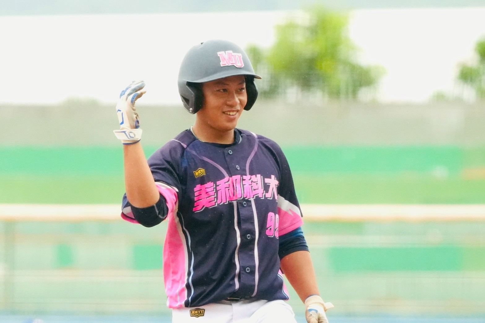 郭庭佑3安猛打賞貢獻3打點。大專體總提供