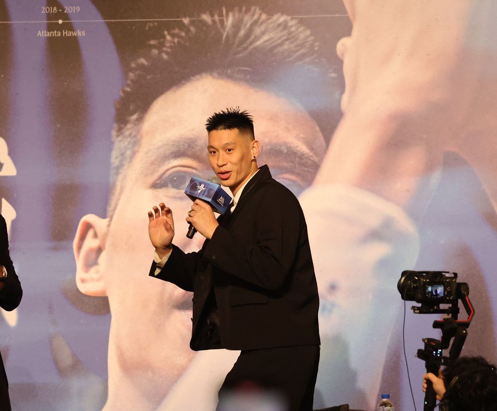 林書豪退休四個月後首度公開露面，暢談退休決定。李天助攝