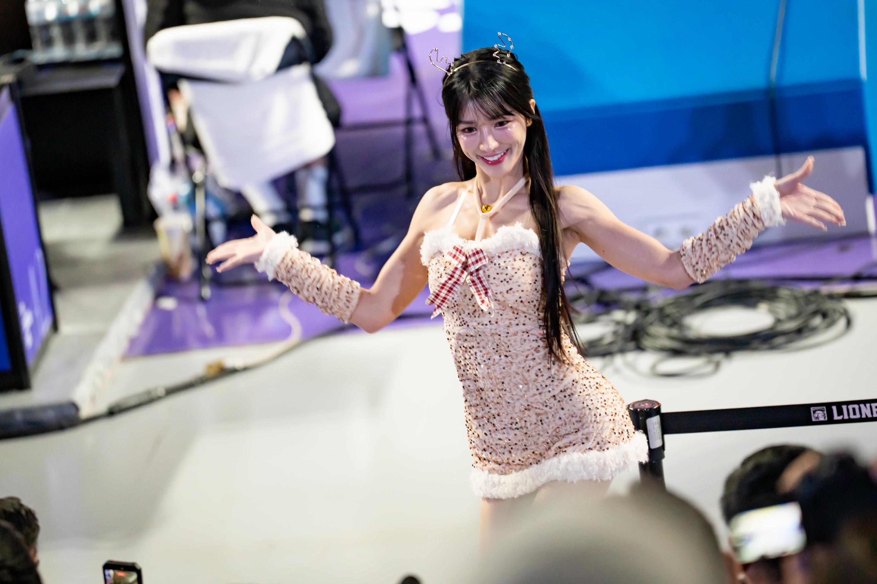 Muse Girls岱縈今天在心跳小舞台帶來個人表演。官方提供