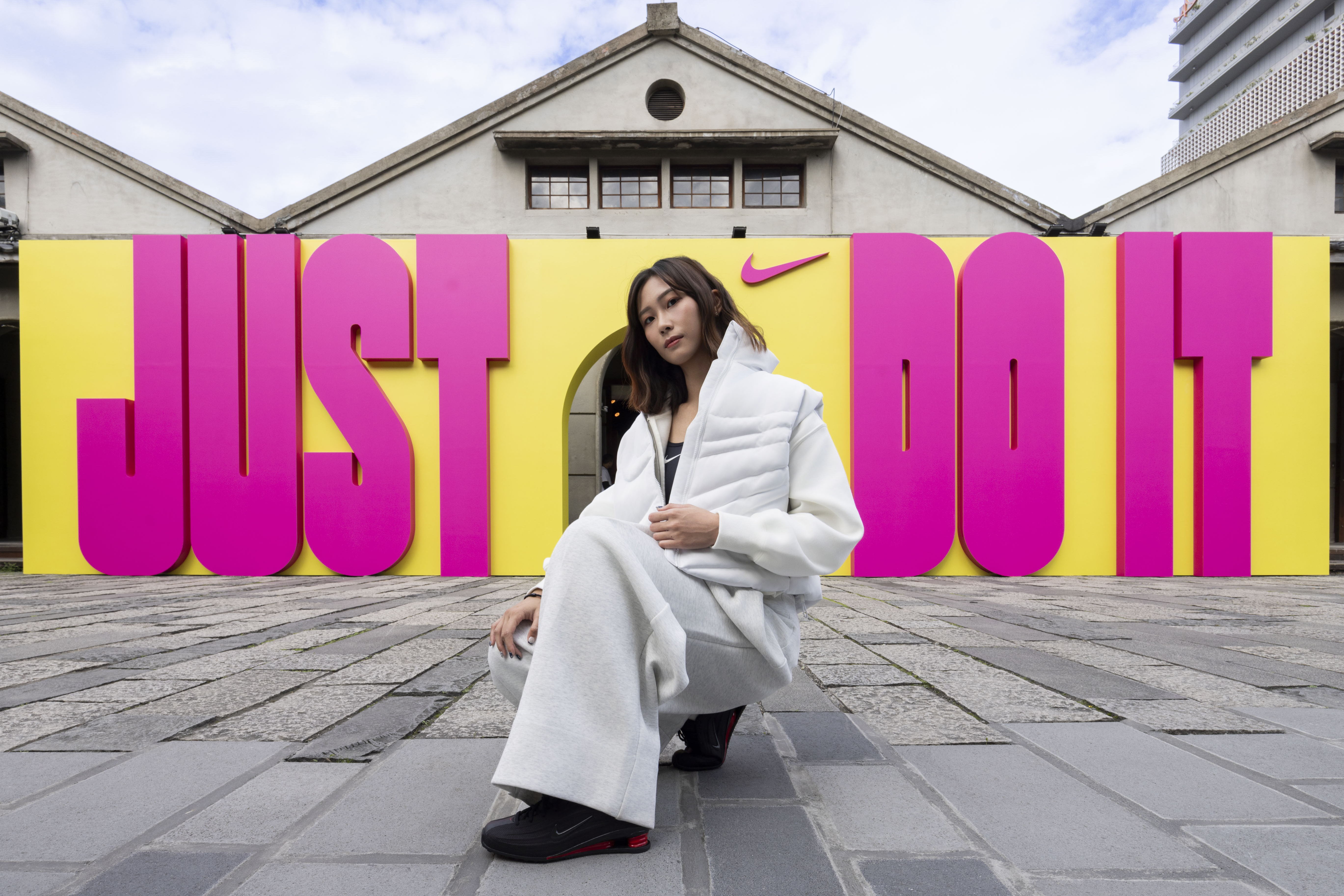 Nike 田徑短跑運動員張博雅。Nike提供