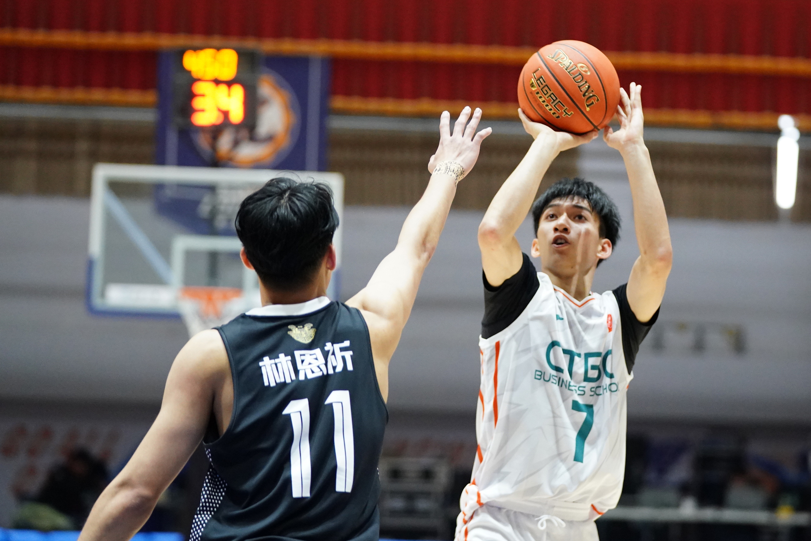 中信學院張俊生22分6籃板。大專體總提供