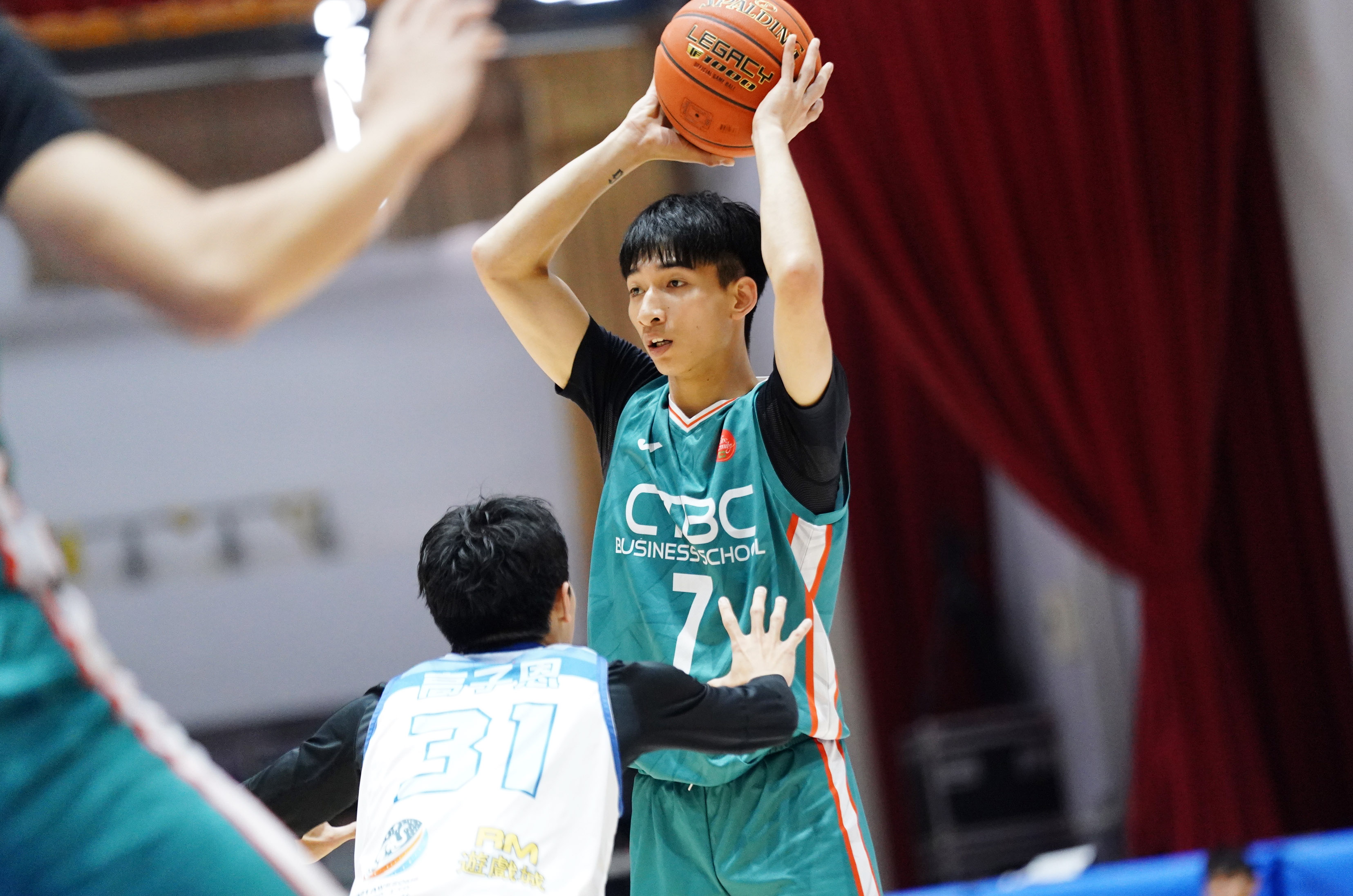 中信學院張俊生攻下全隊最高24分。大專體總提供