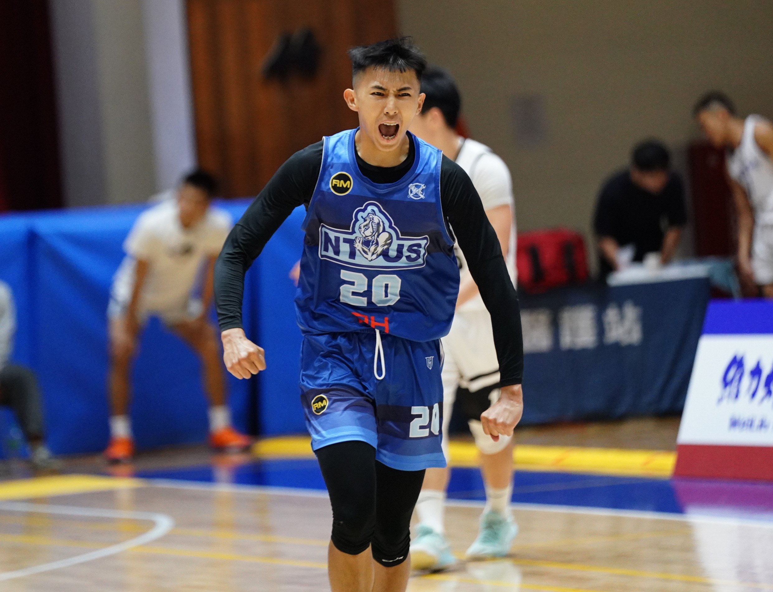 臺灣體大王禹承個人生涯新高39分。大專體總提供