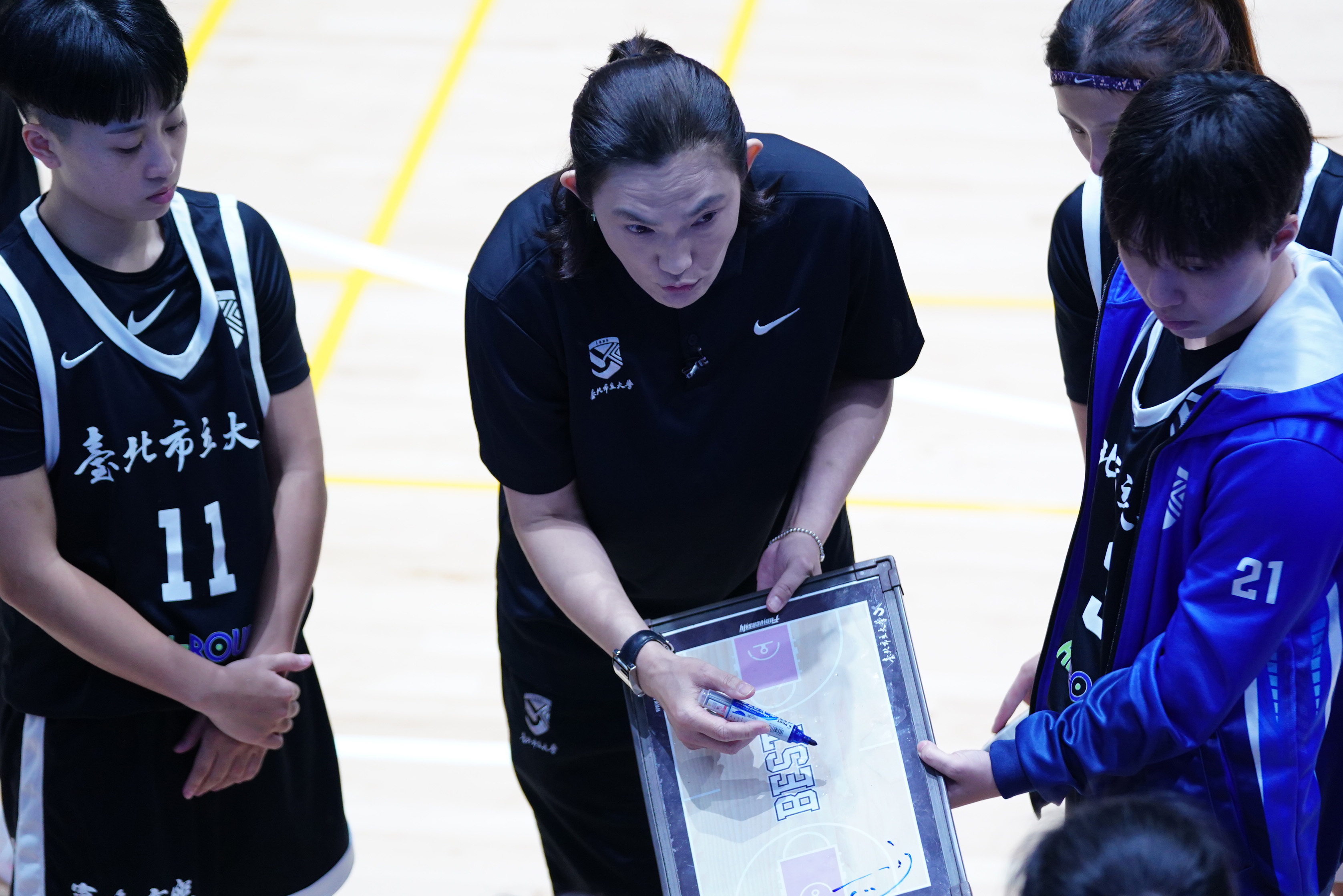 北市大學總教練錢薇娟。大專體總提供