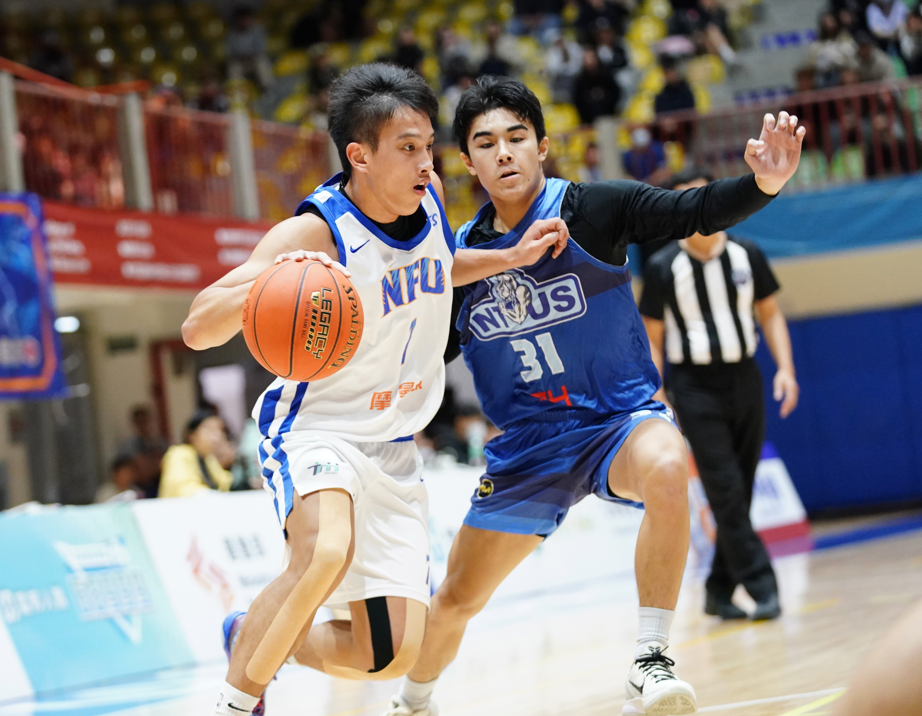 虎尾科大楊程恩18分6助攻。大專體總提供