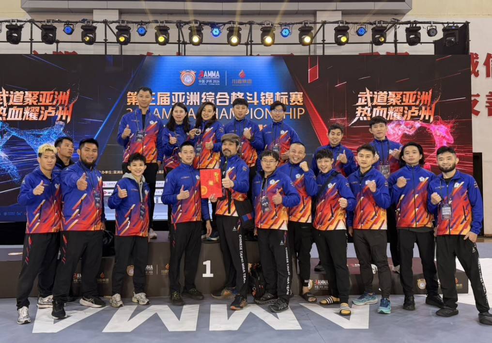 中華格鬥代表隊獲得1銀1銅。中華民國格鬥協會提供