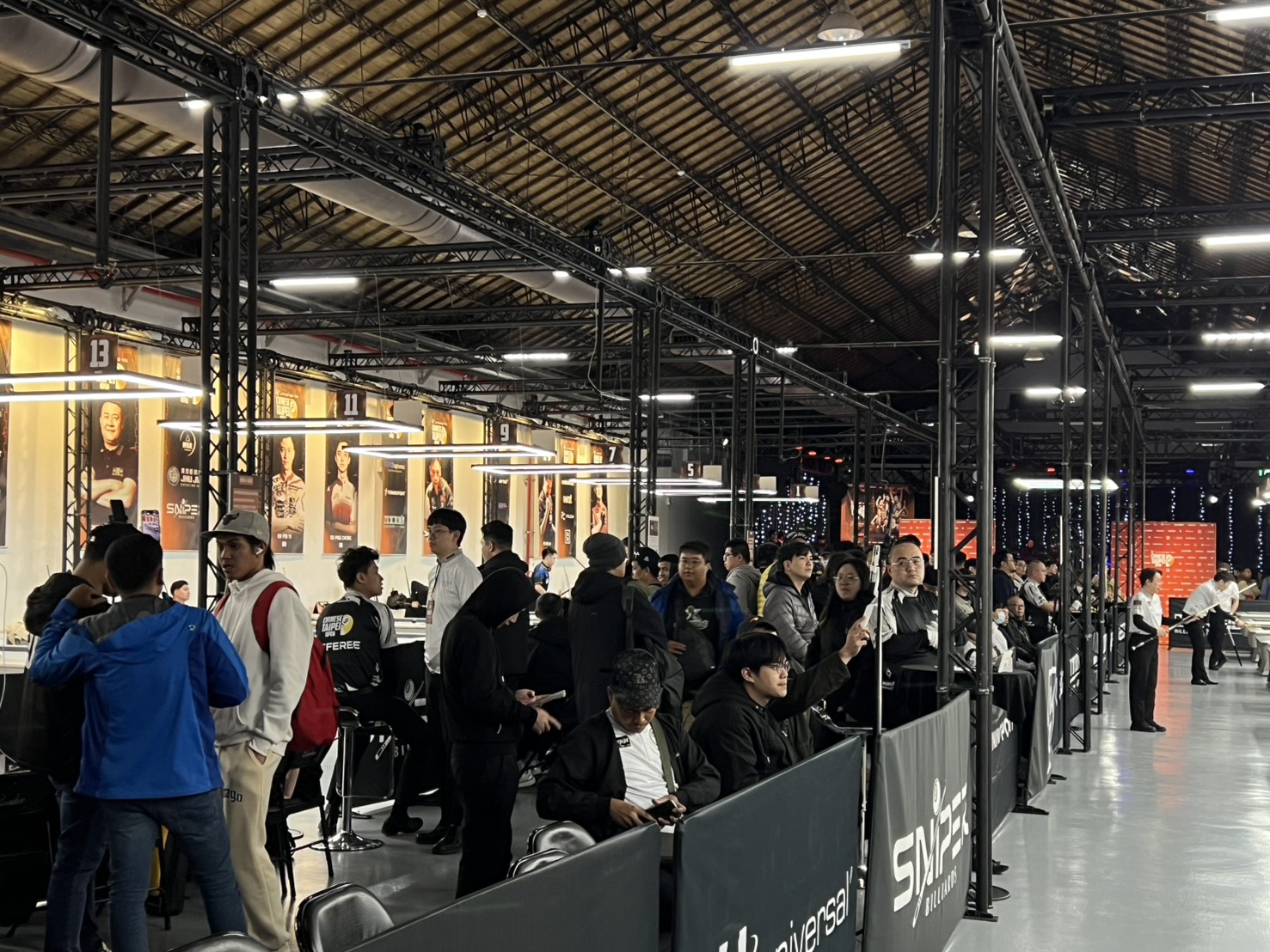 台北執業撞球公開賽連2年在松山文創園區開打，吸引大批球迷進場。圖片取自CTPBA