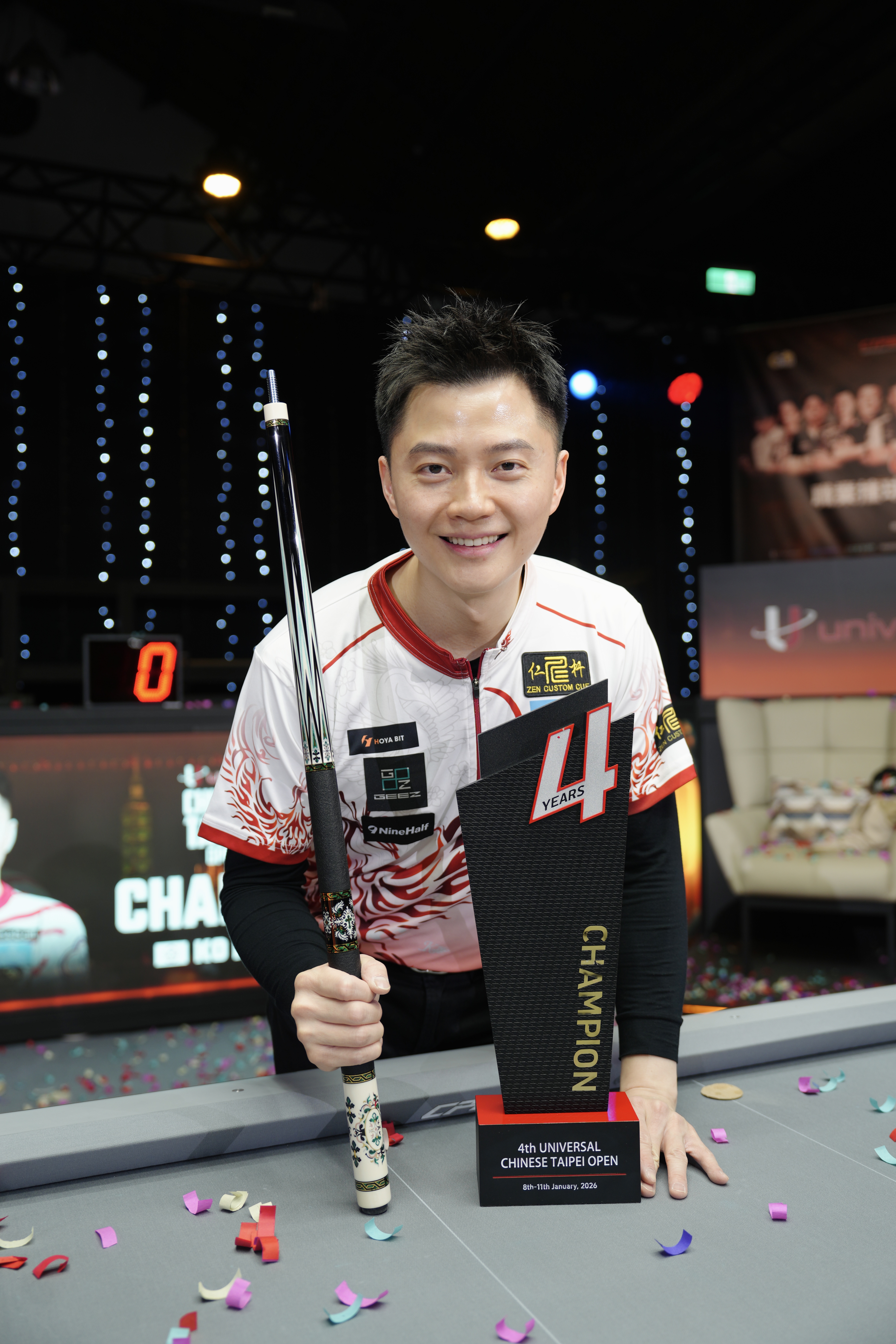 柯秉逸最近更換球桿一上手就順利封王。大會提供 