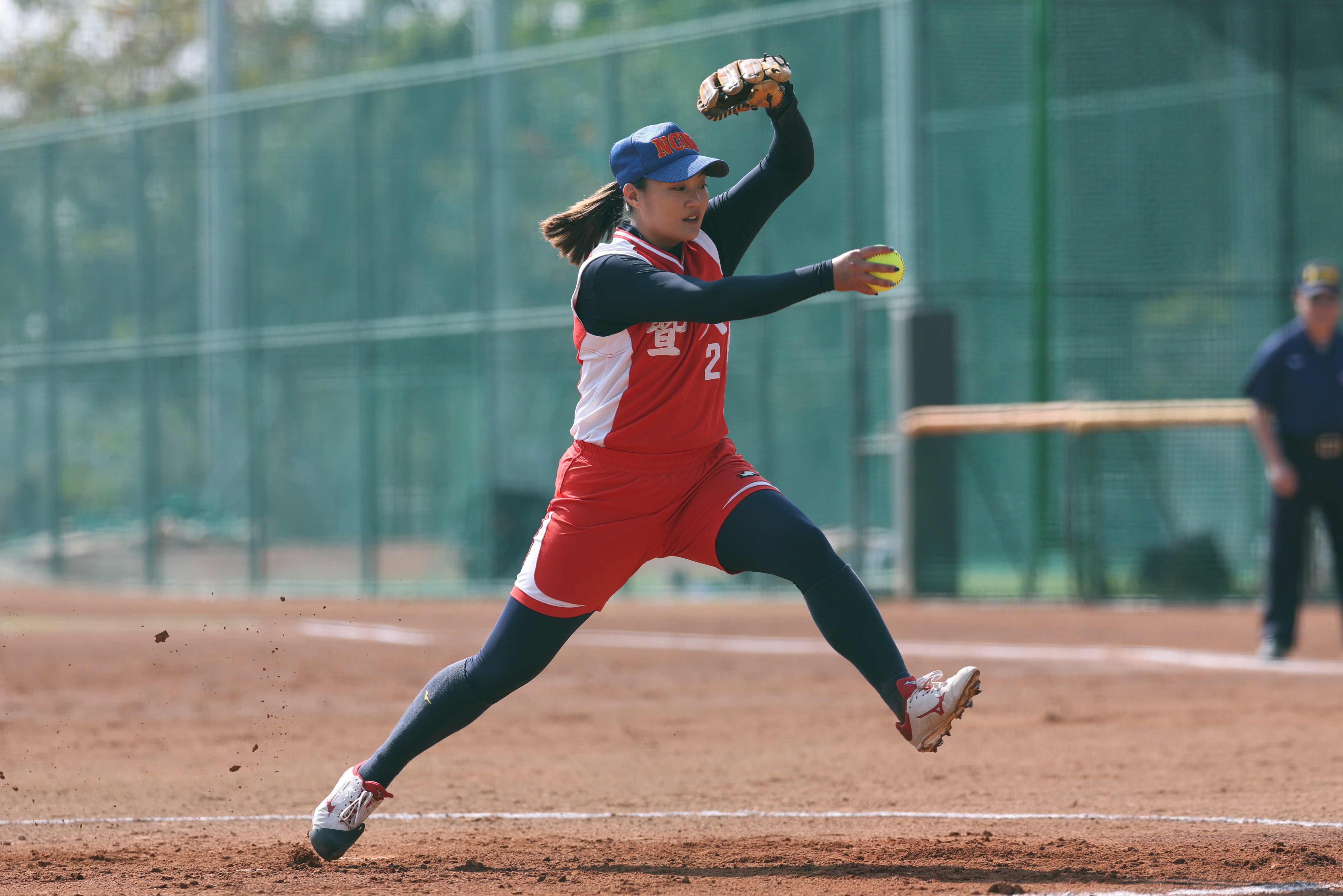 柯夏愛兩段式完投勝。大專體總提供