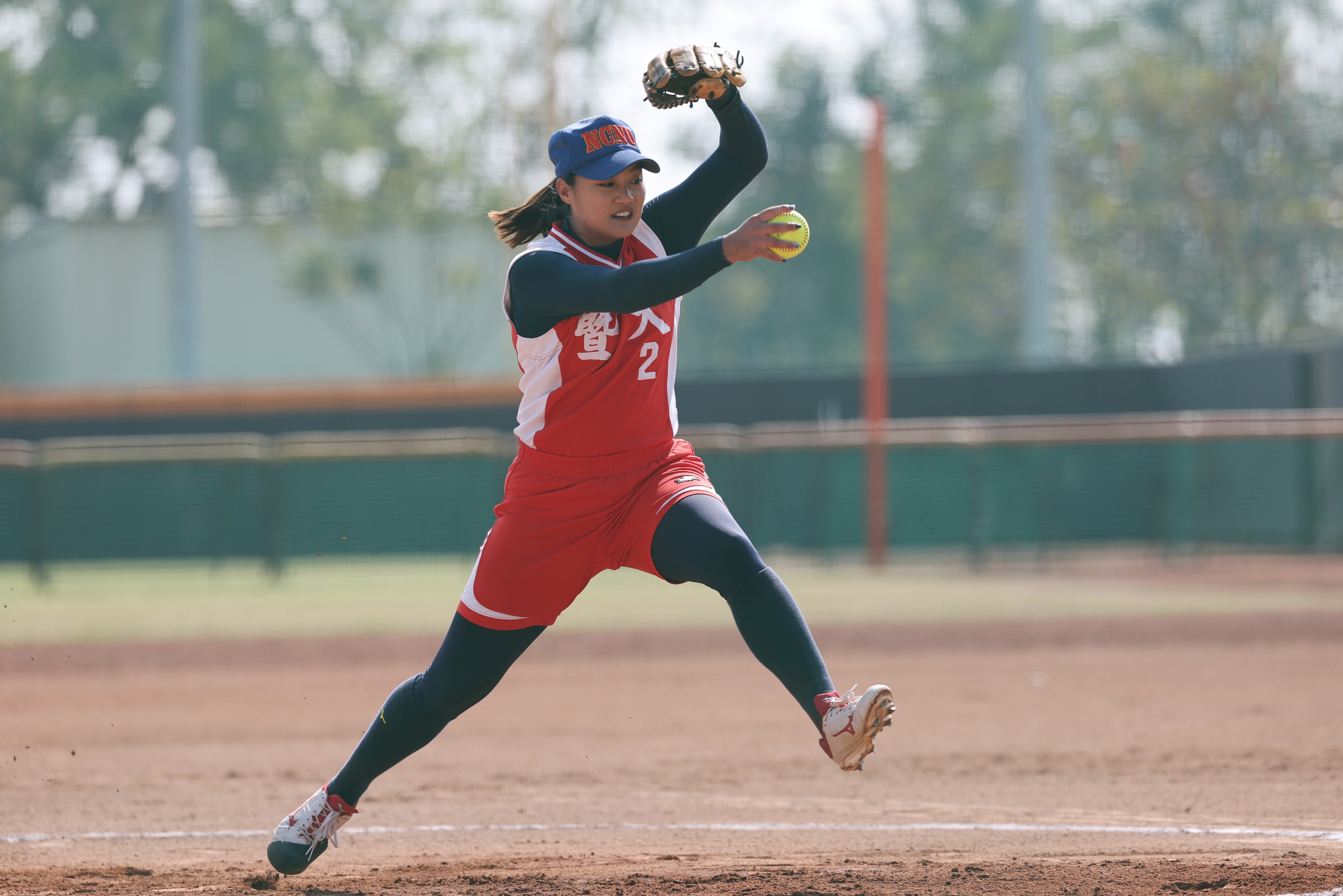 柯夏愛5局無安打完封臺體。大專體總提供