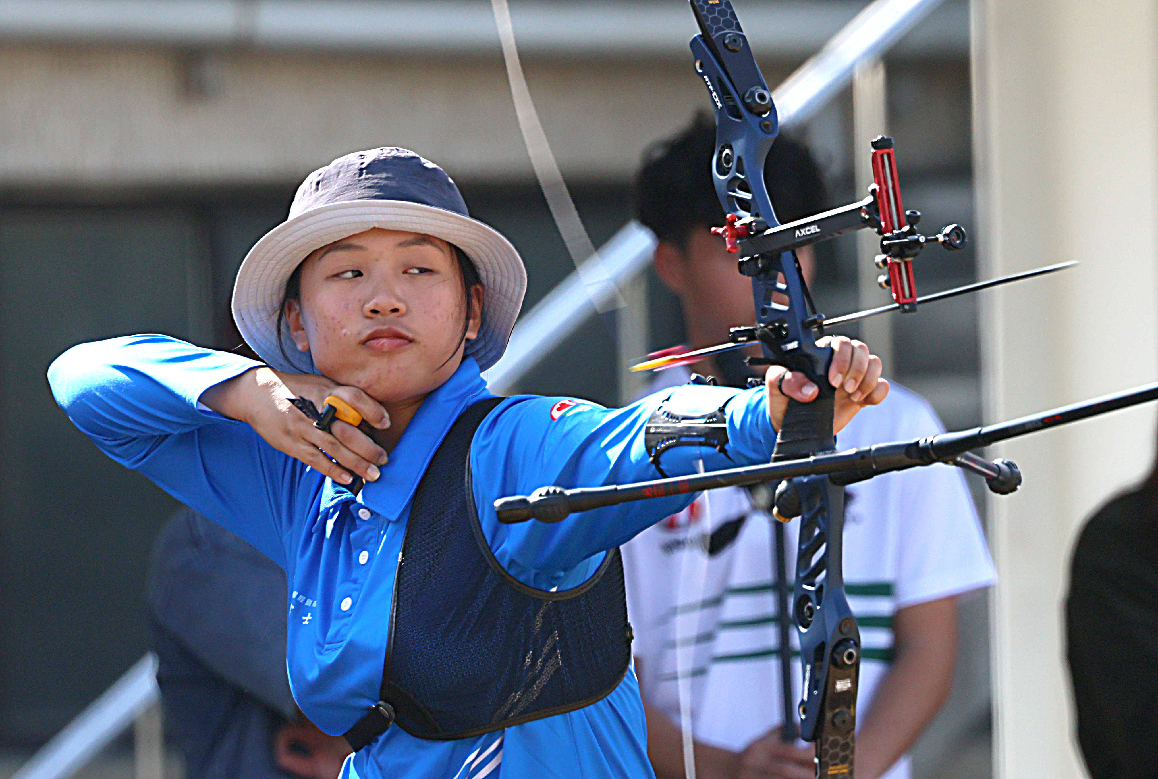 「最強高中生」許芯慈很有機會取得亞運代表權。郭運復攝