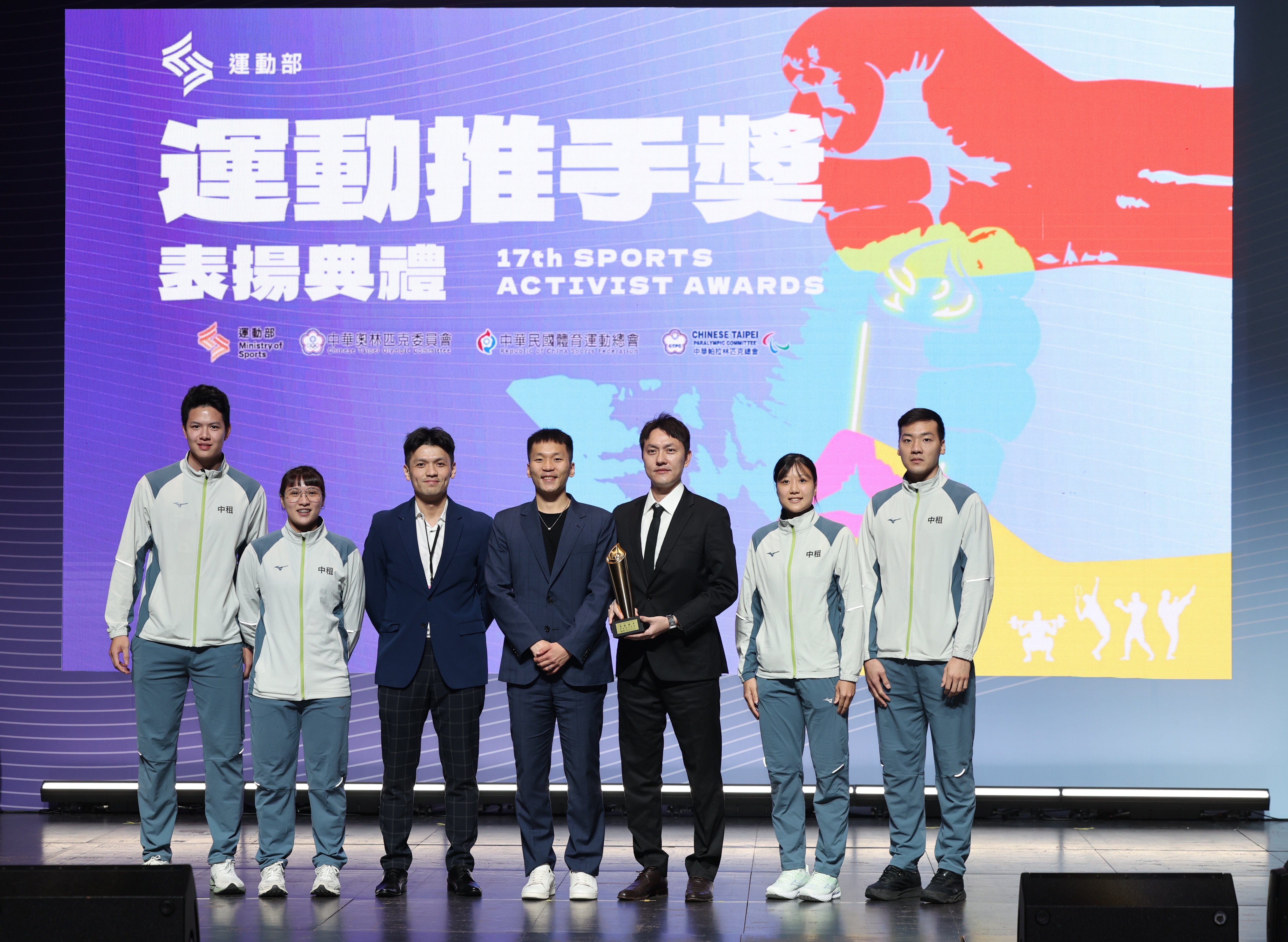 中租連續五年獲運動推手獎金質獎。李天助攝