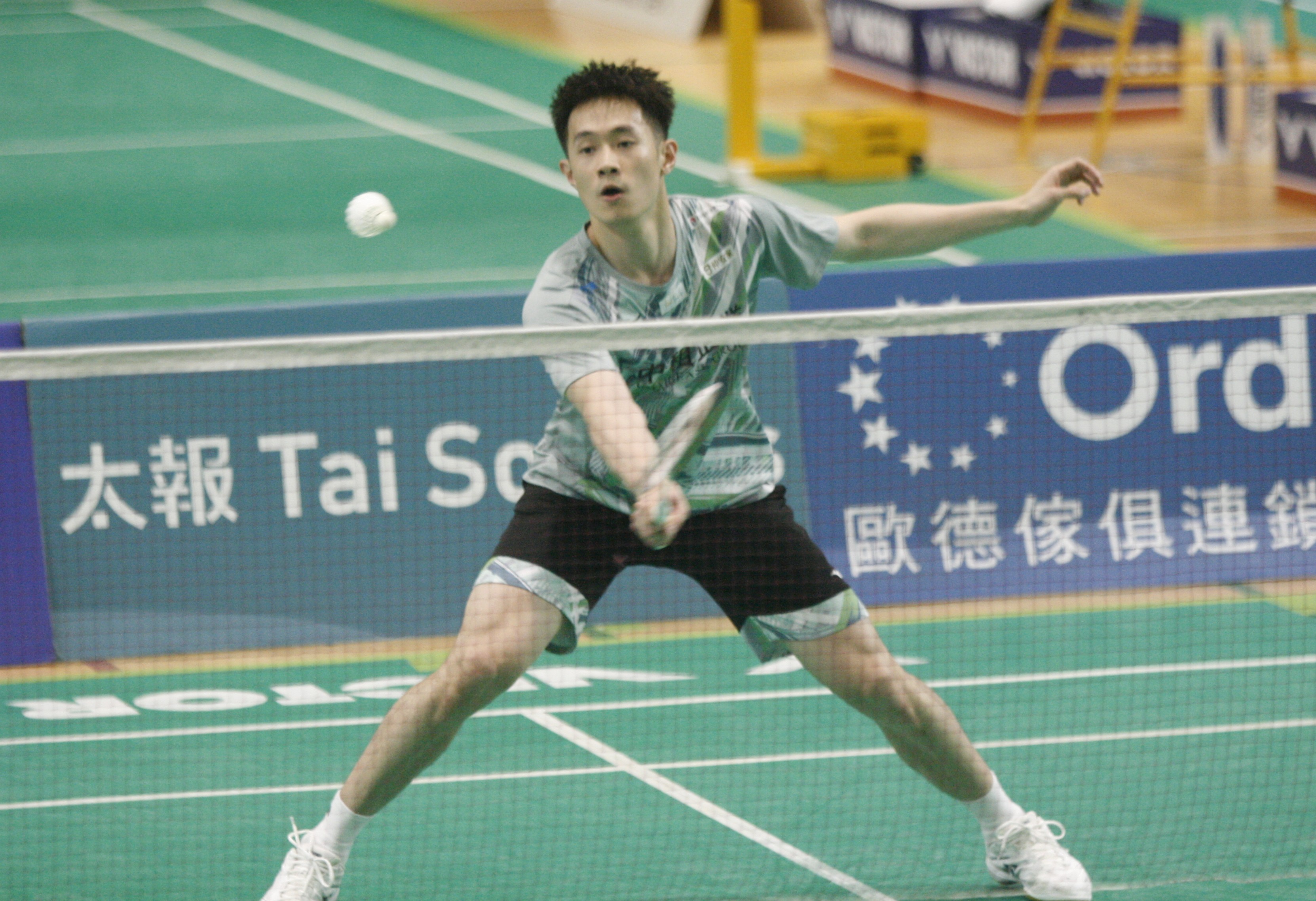 中租戚又仁變髮再度打進全排男單決賽。詹健全攝