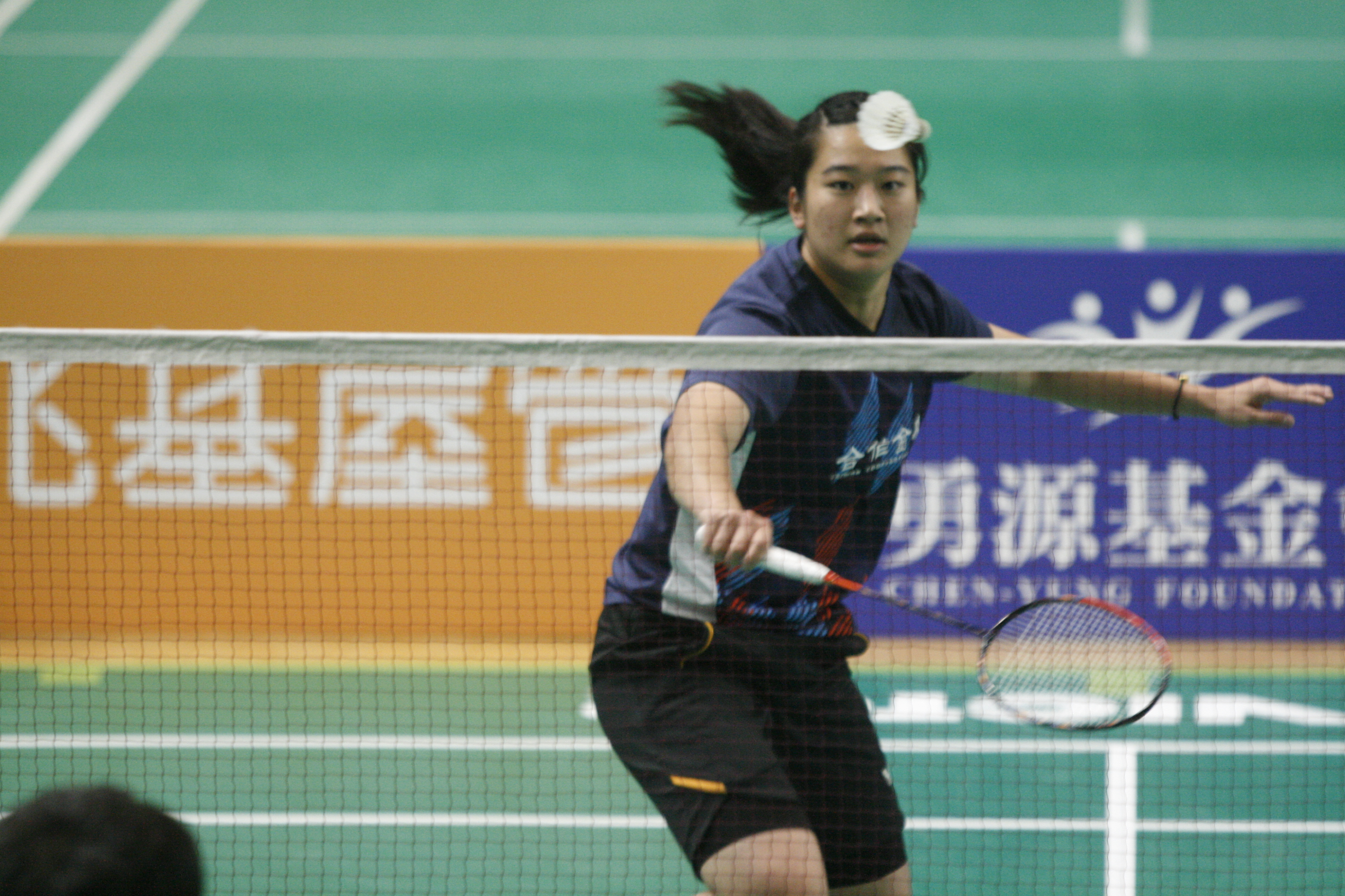 合庫球員彭雨薇也是首度打進全排女單決賽。詹健全攝