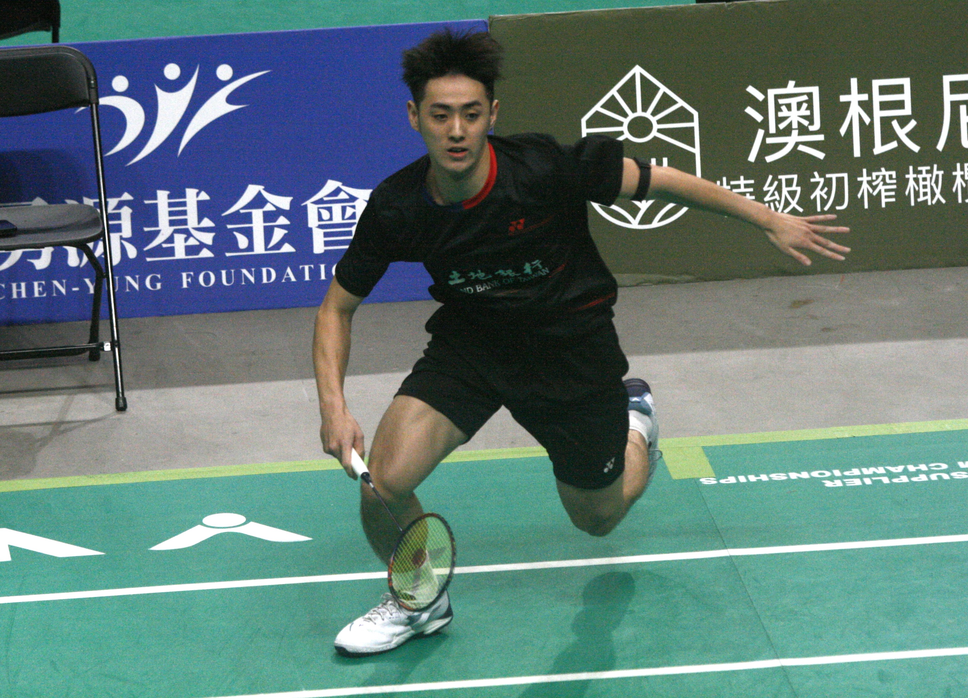 王柏崴闖進印尼大師賽次輪。資料照片