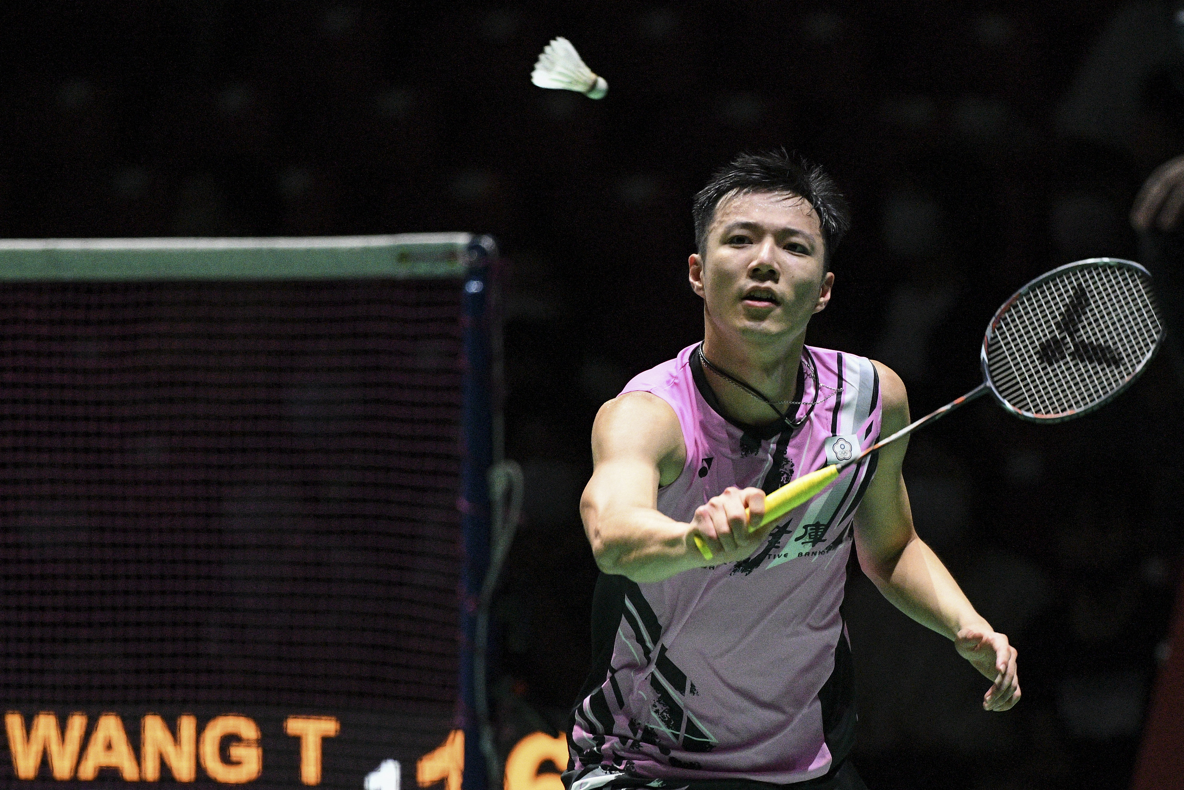 王子維可惜差一點爆出大冷門。法新社