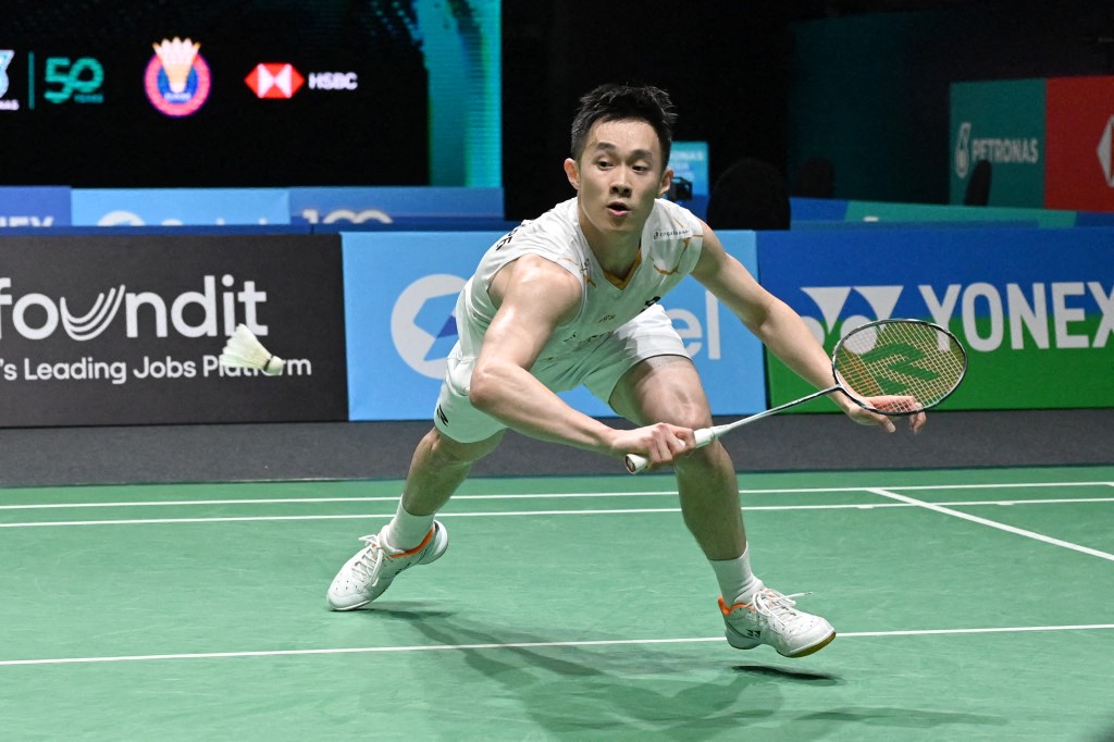 戚又仁力戰三局遺憾止步8強。法新社