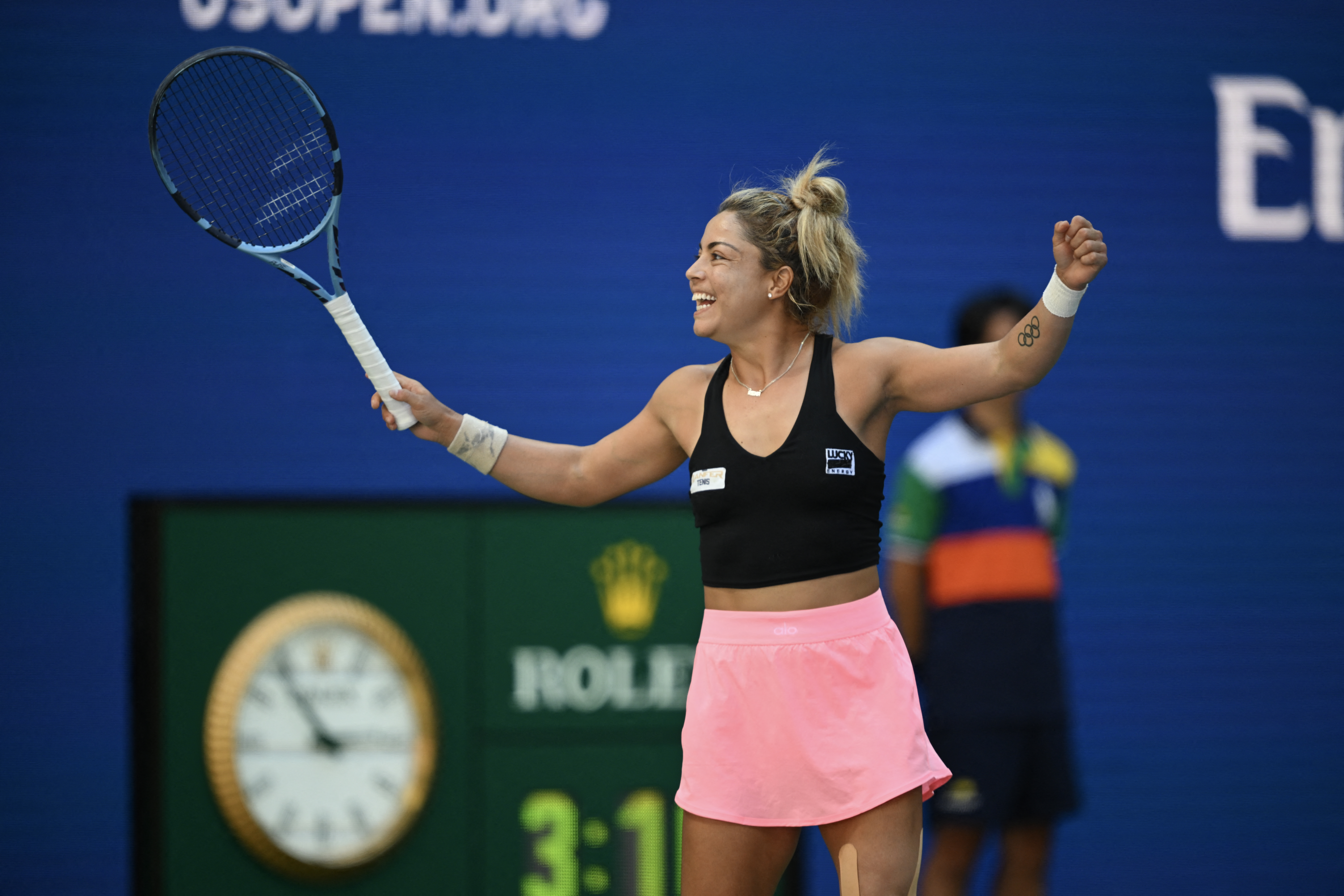 墨西哥網球女將薩拉蘇亞 (Renata Zarazua) 在去年美網打出佳績。法新社