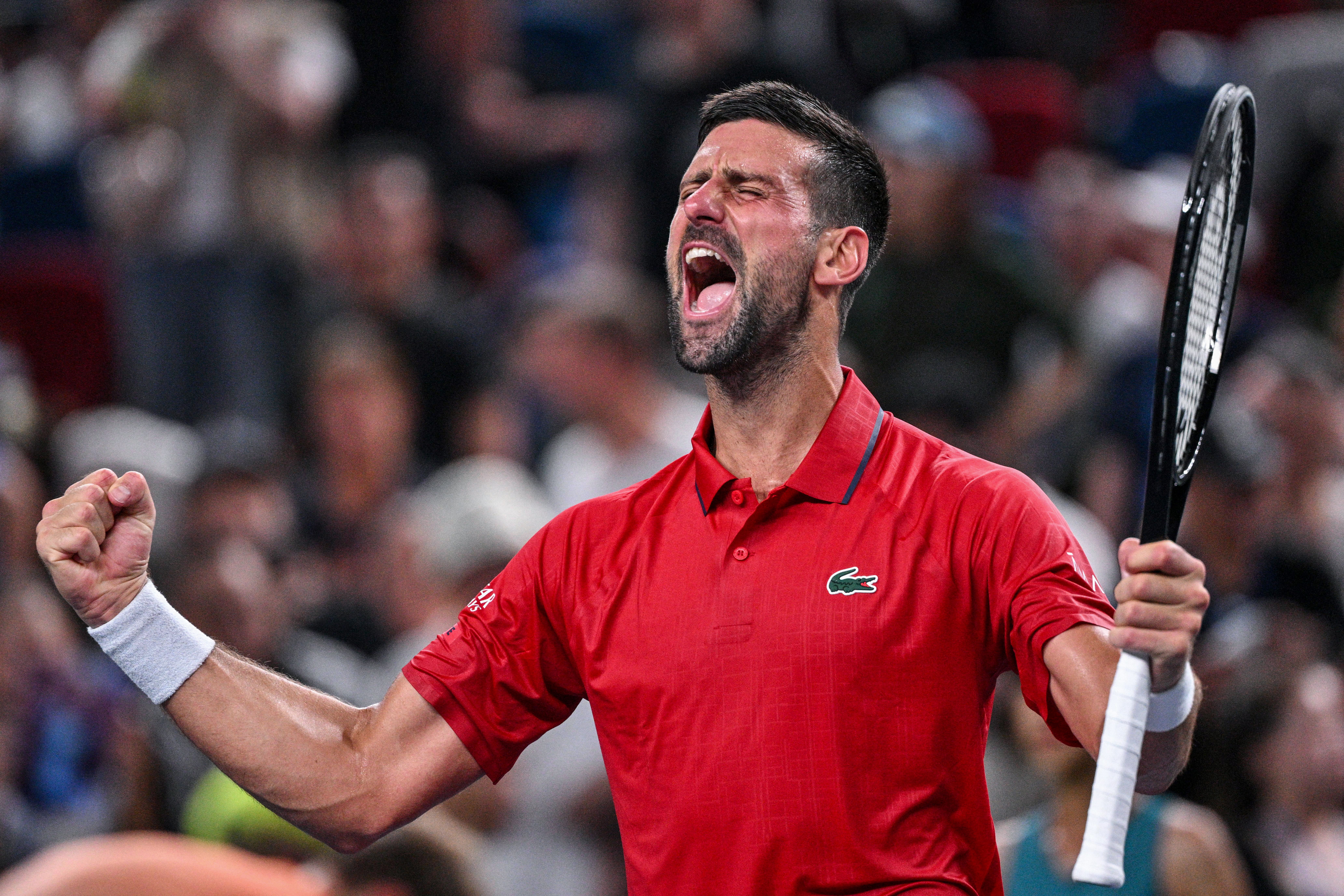 前世界球王喬科維奇（Novak Djokovic）不戰而勝直接晉級澳洲網球公開賽男單8強。法新社