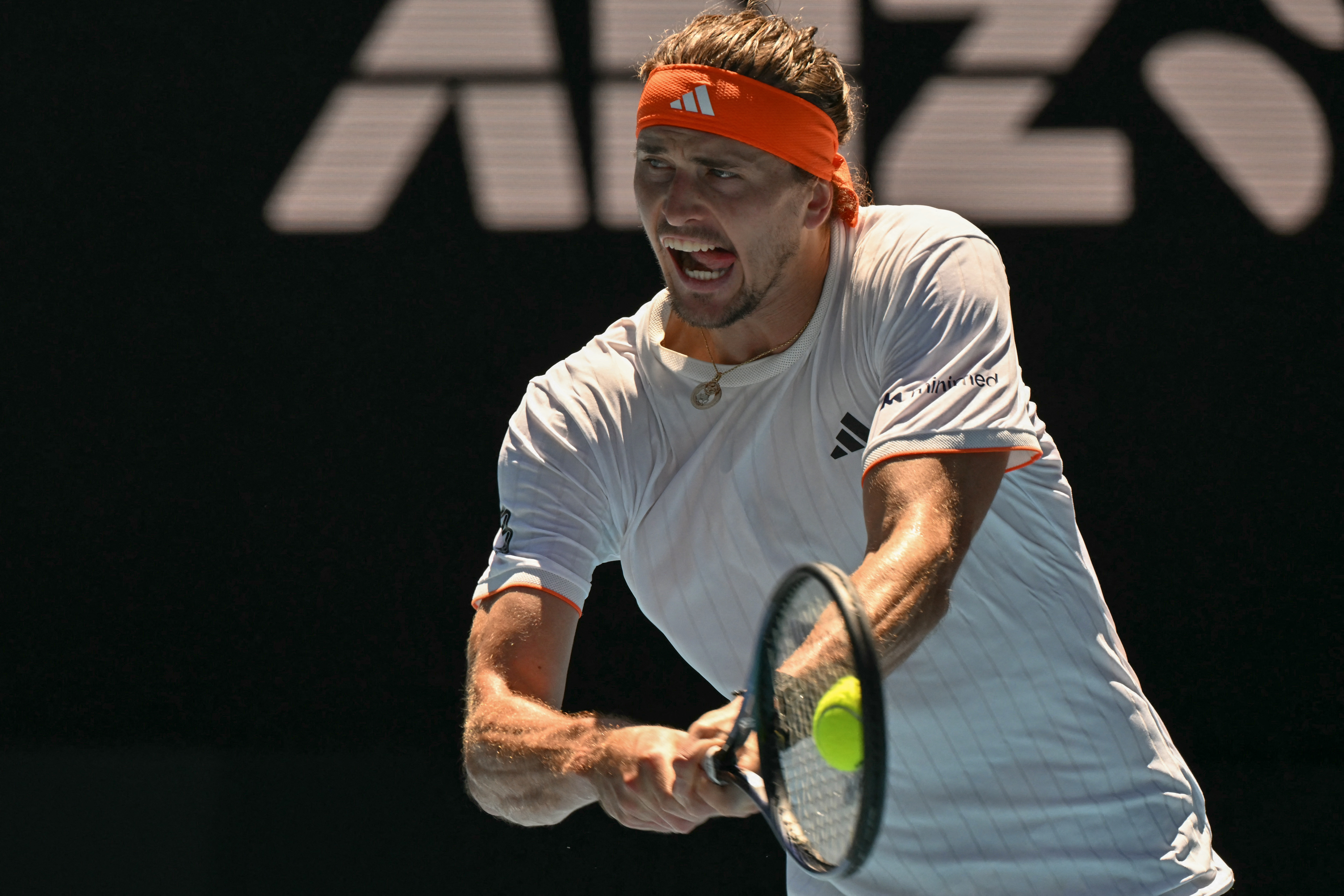 世界排名第3的德國網球名將季維瑞夫（Alexander Zverev）經歷四盤後晉級。法新社