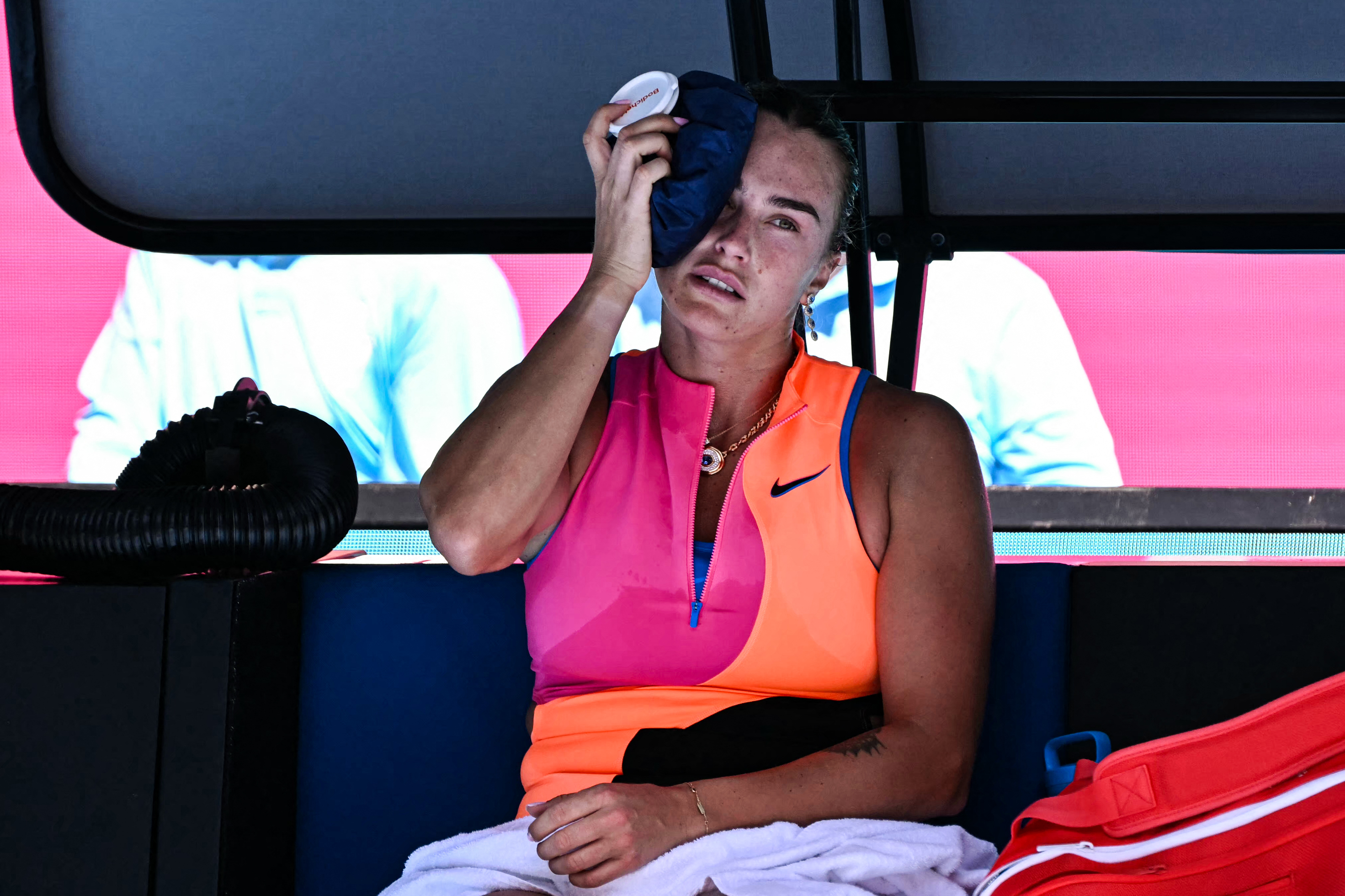 澳洲網球公開賽今迎來攝氏45度的極端高溫預報。法新社