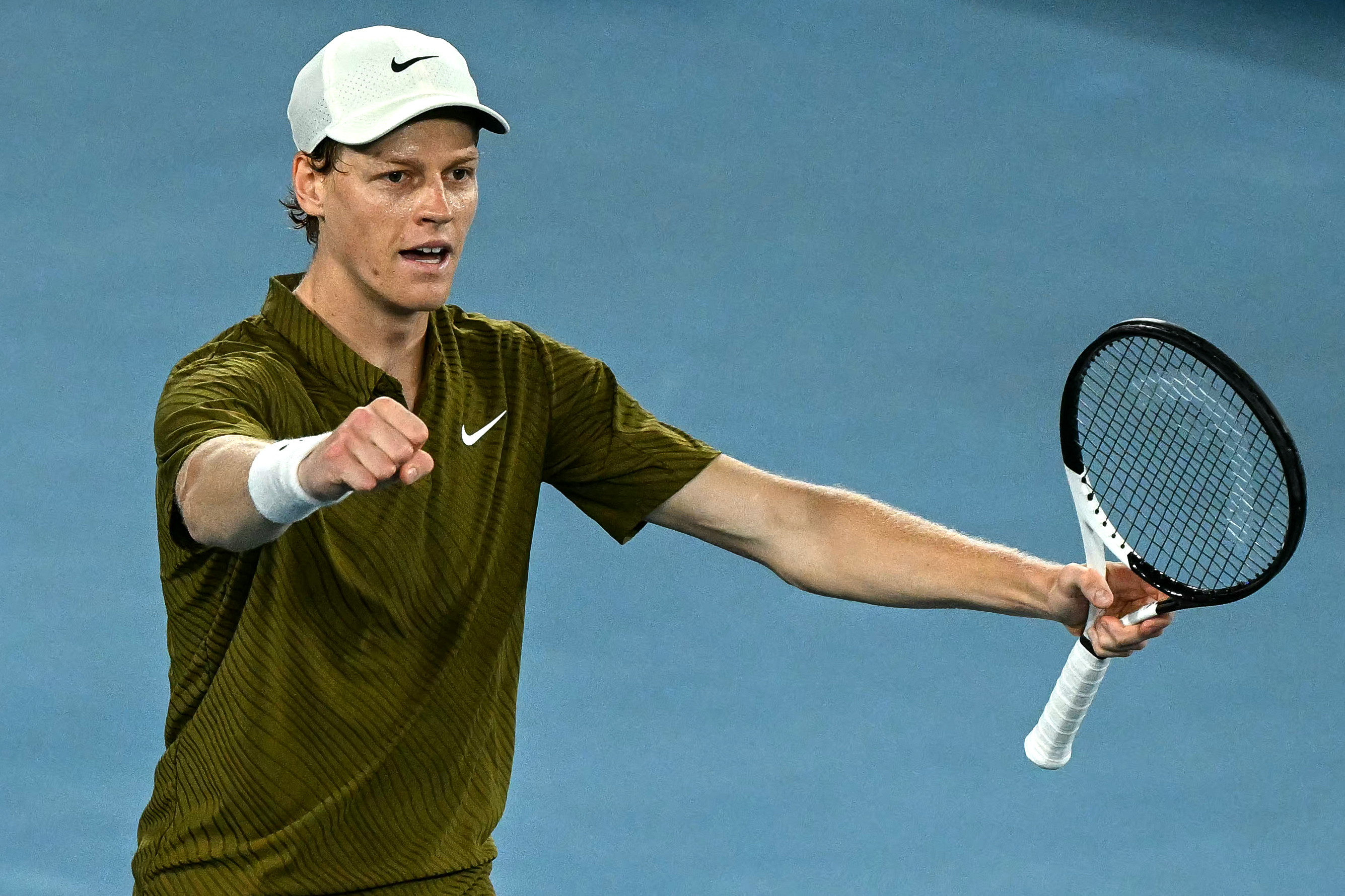 辛納連三屆澳網晉男單4強。法新社