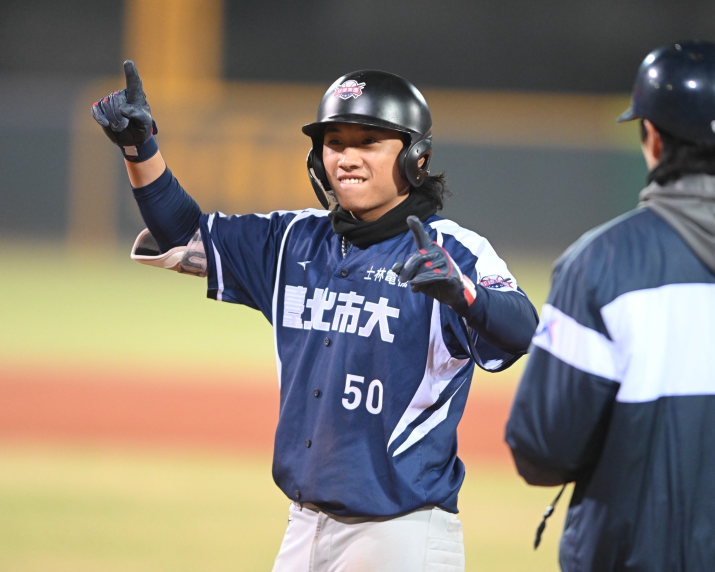 黃聖凱雙安挹注3打點。大專體總提供