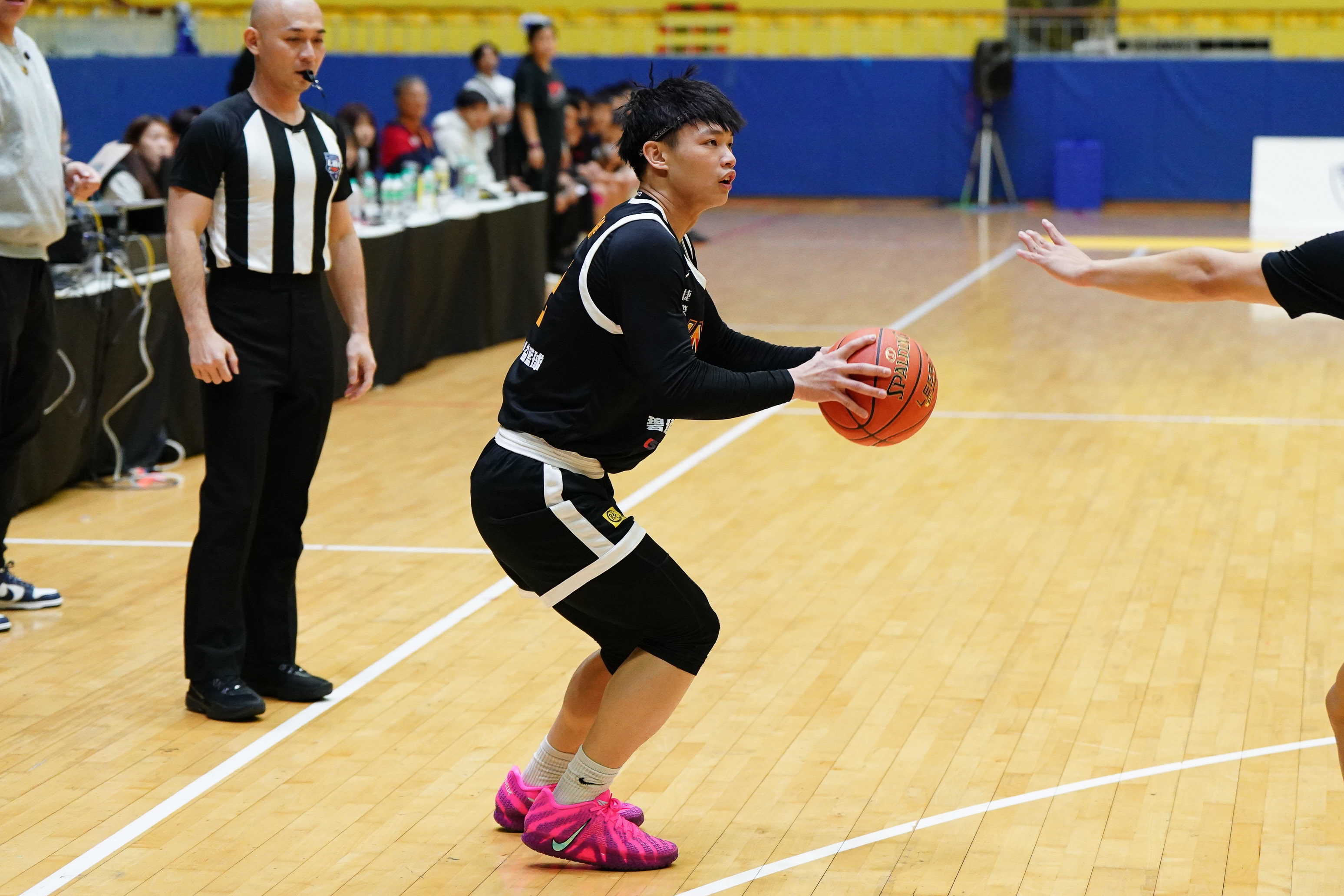 黎明學院田曜樂命中4記外線拿下18分。大專體總提供