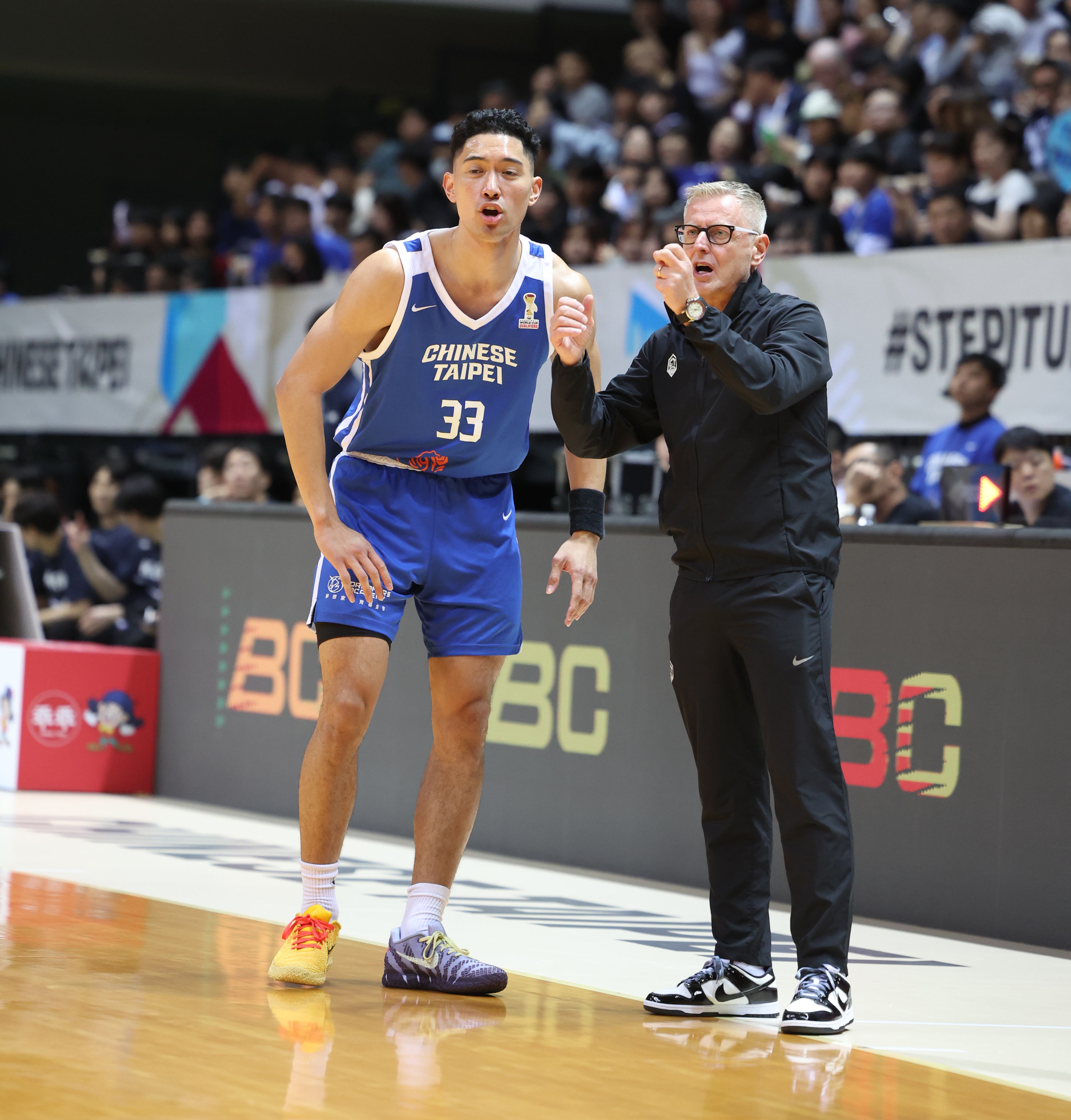 中華男籃總教頭圖奇。李天助攝