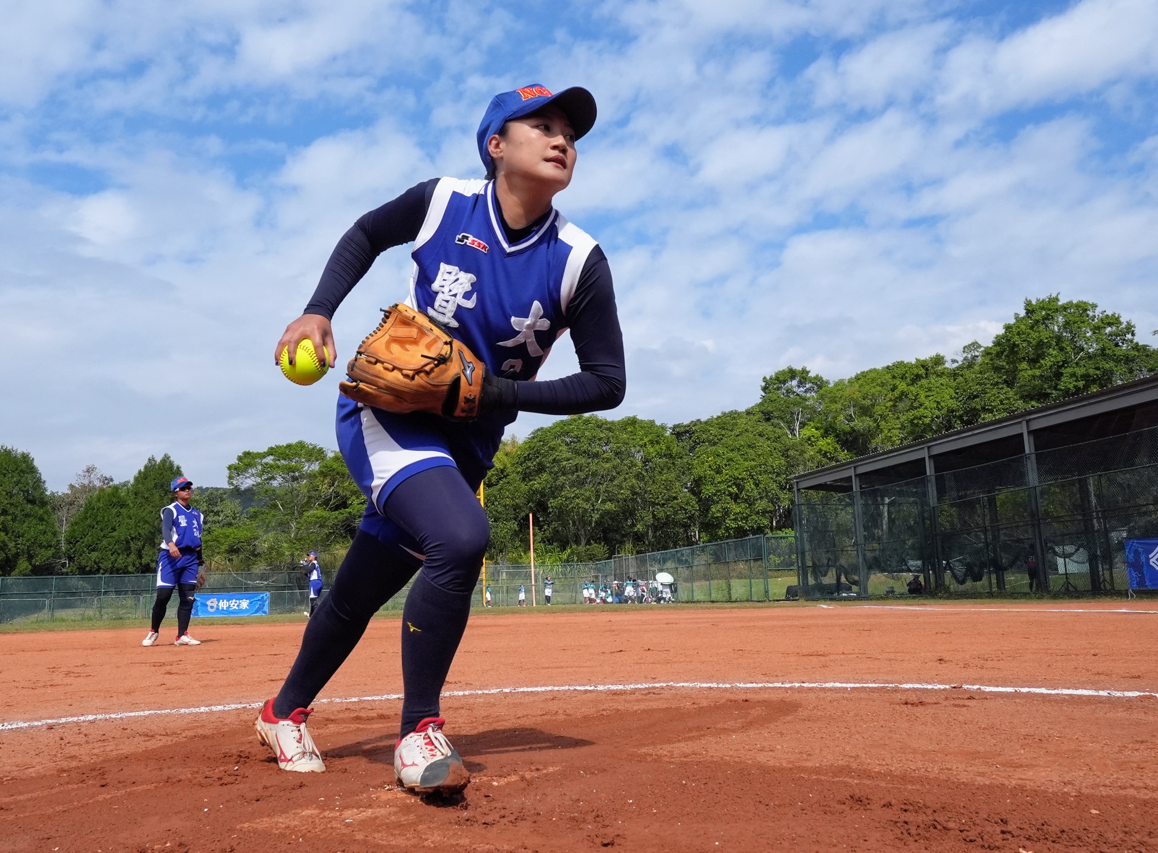 柯夏愛是暨南大學甚至整個聯賽最好的投手之一。大專體總提供