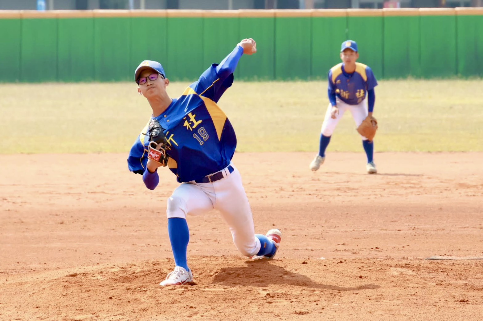 黃以謙社區棒球出身壓制大理。學生棒聯提供