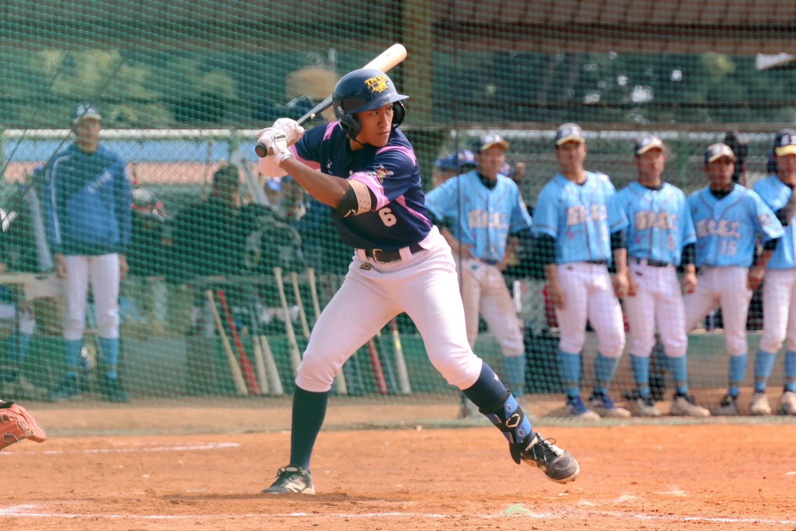 陳鑫安關鍵安打帶氣勢拚選秀。學生棒聯提供