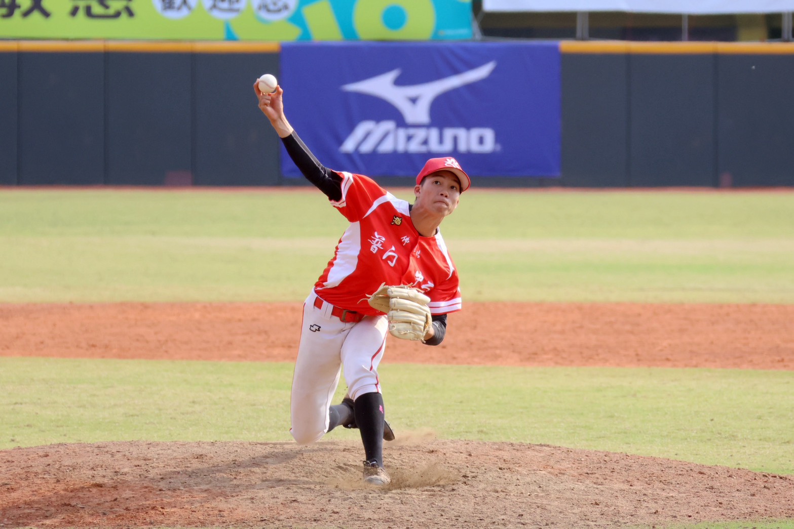 陳宥銘後援穩守率普門重返4強。 學生棒聯提供