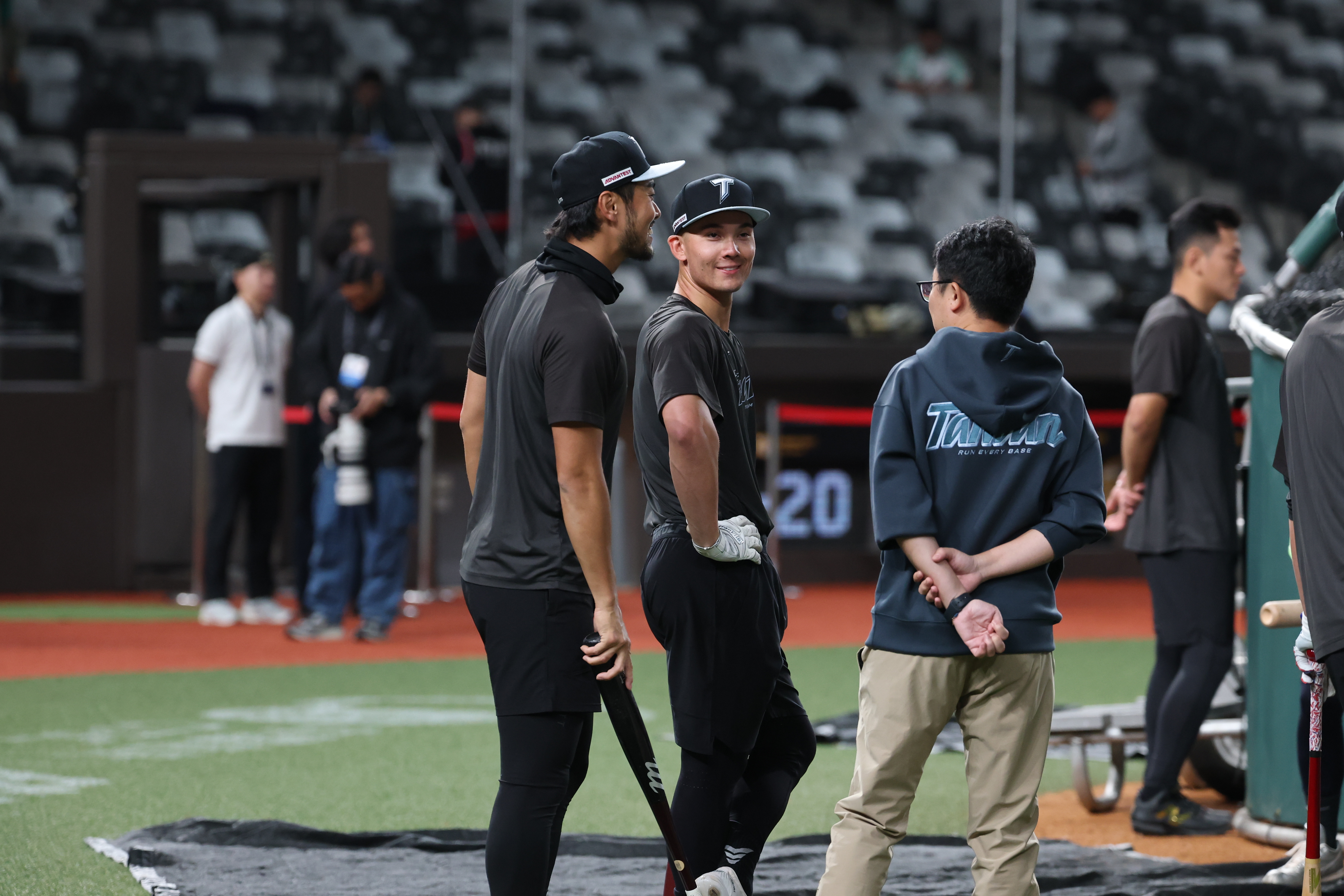 費爾柴德與林家正。記者李天助攝