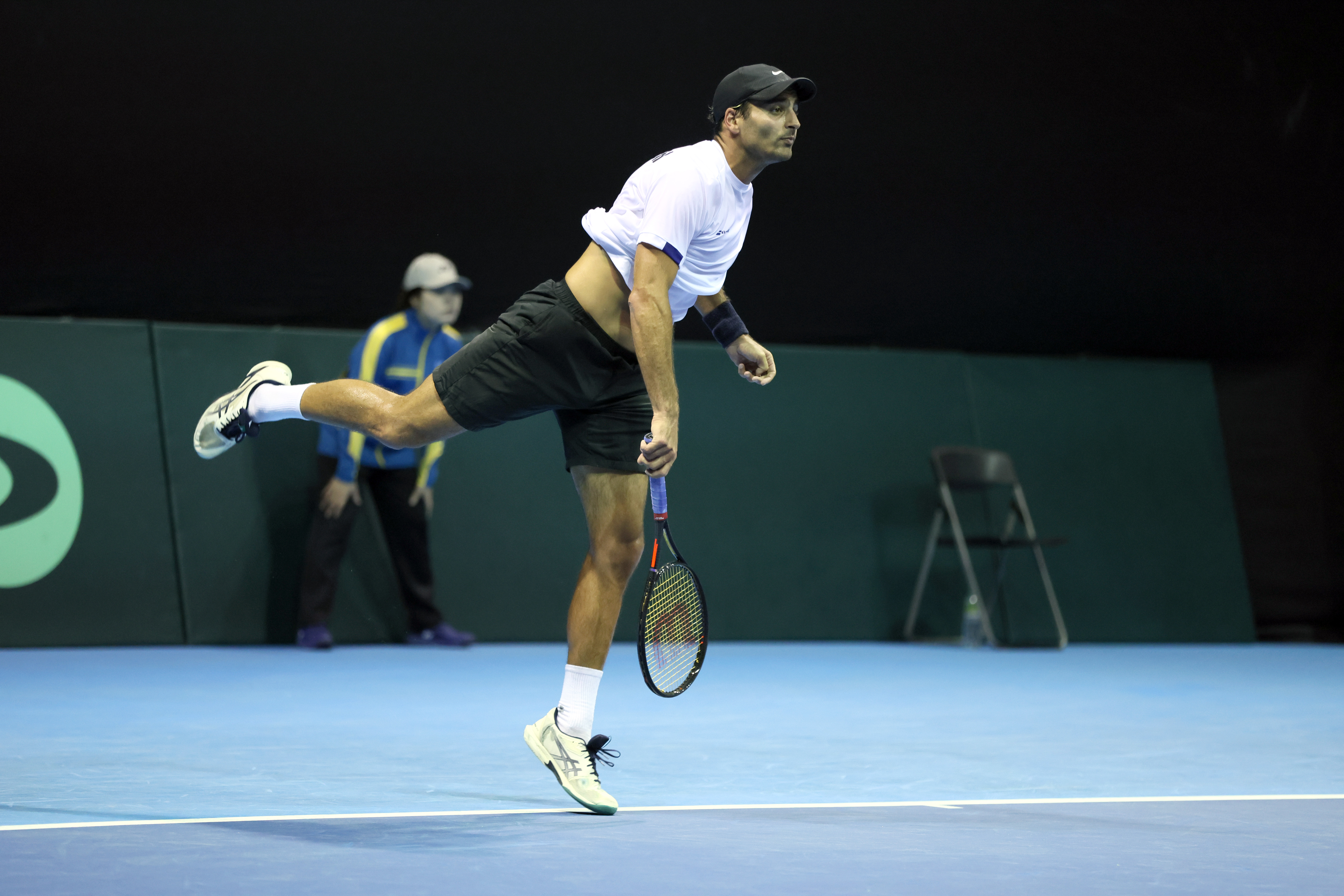 哈桑(Benjamin Hassan)是目前黎巴嫩的單雙打一哥。海碩整合行銷提供