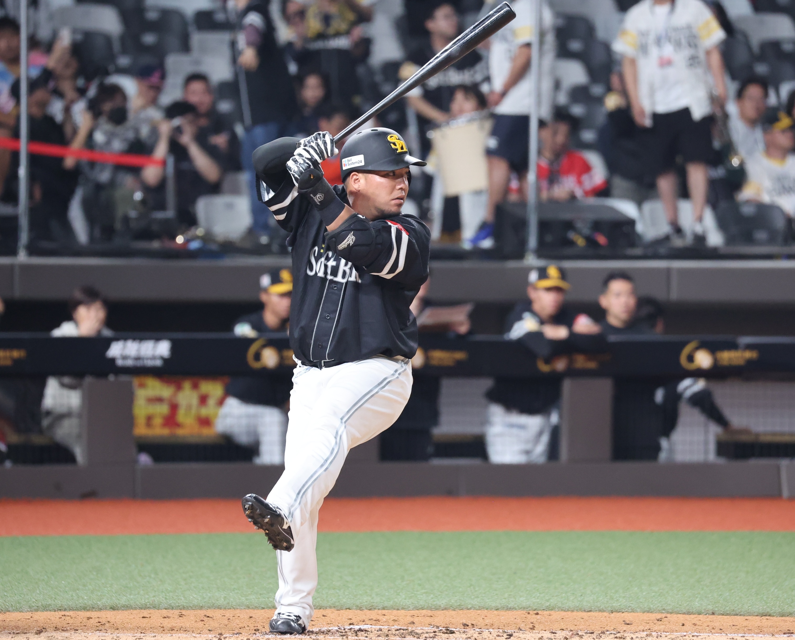 山川穗高。記者李天助攝