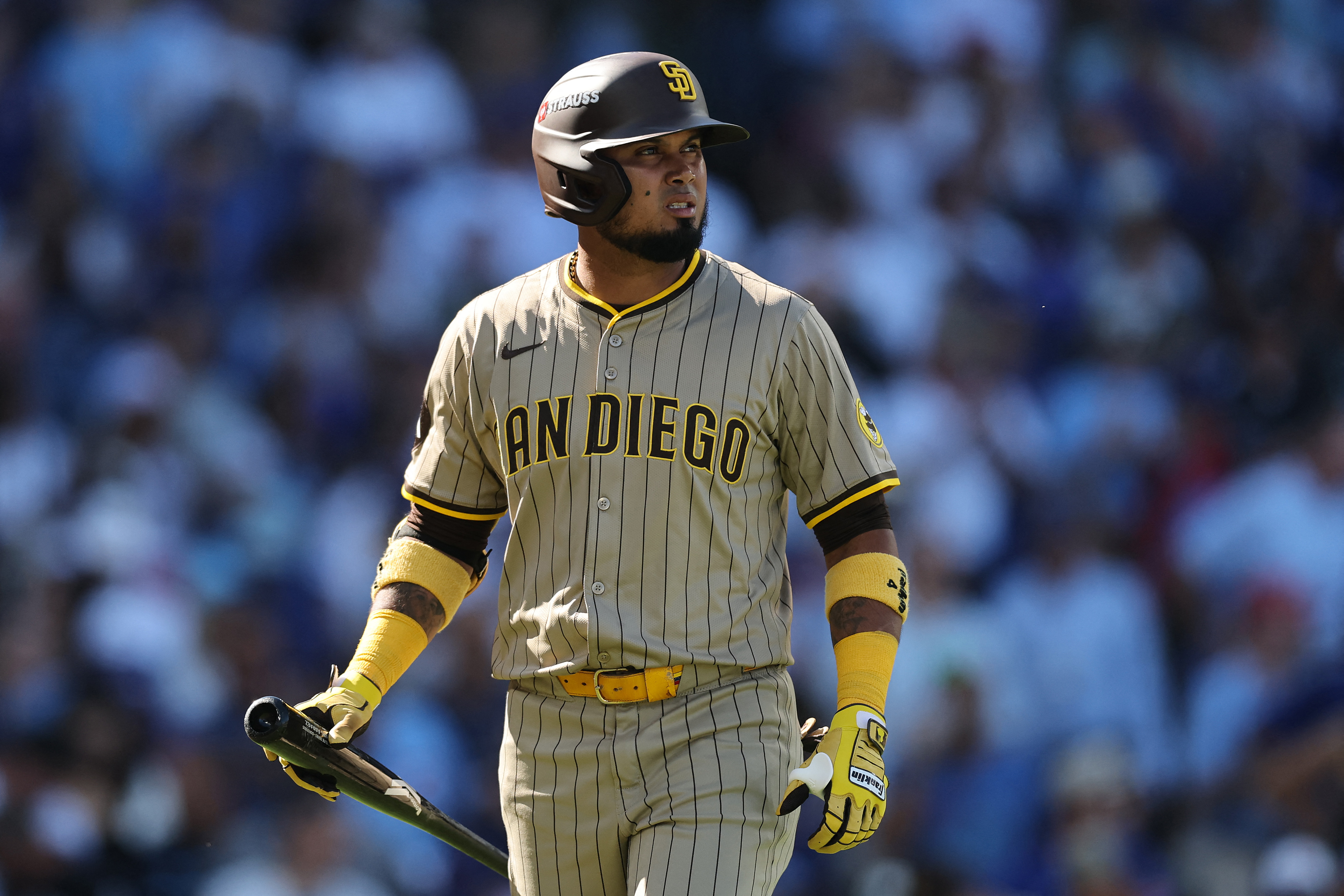 聖地牙哥教士安打王厄萊茲（Luis Arraez）休賽季投身自由市場。法新社