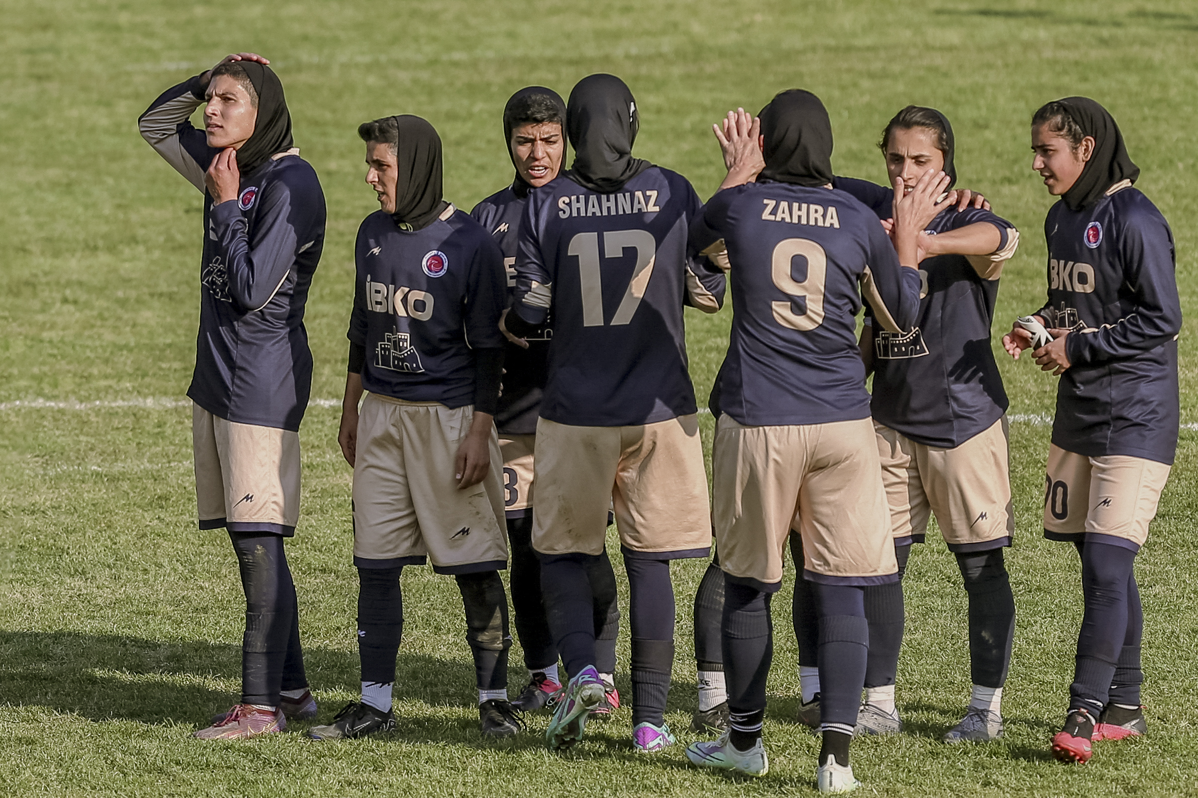 伊朗女足今年將第二度參加亞洲盃。法新社