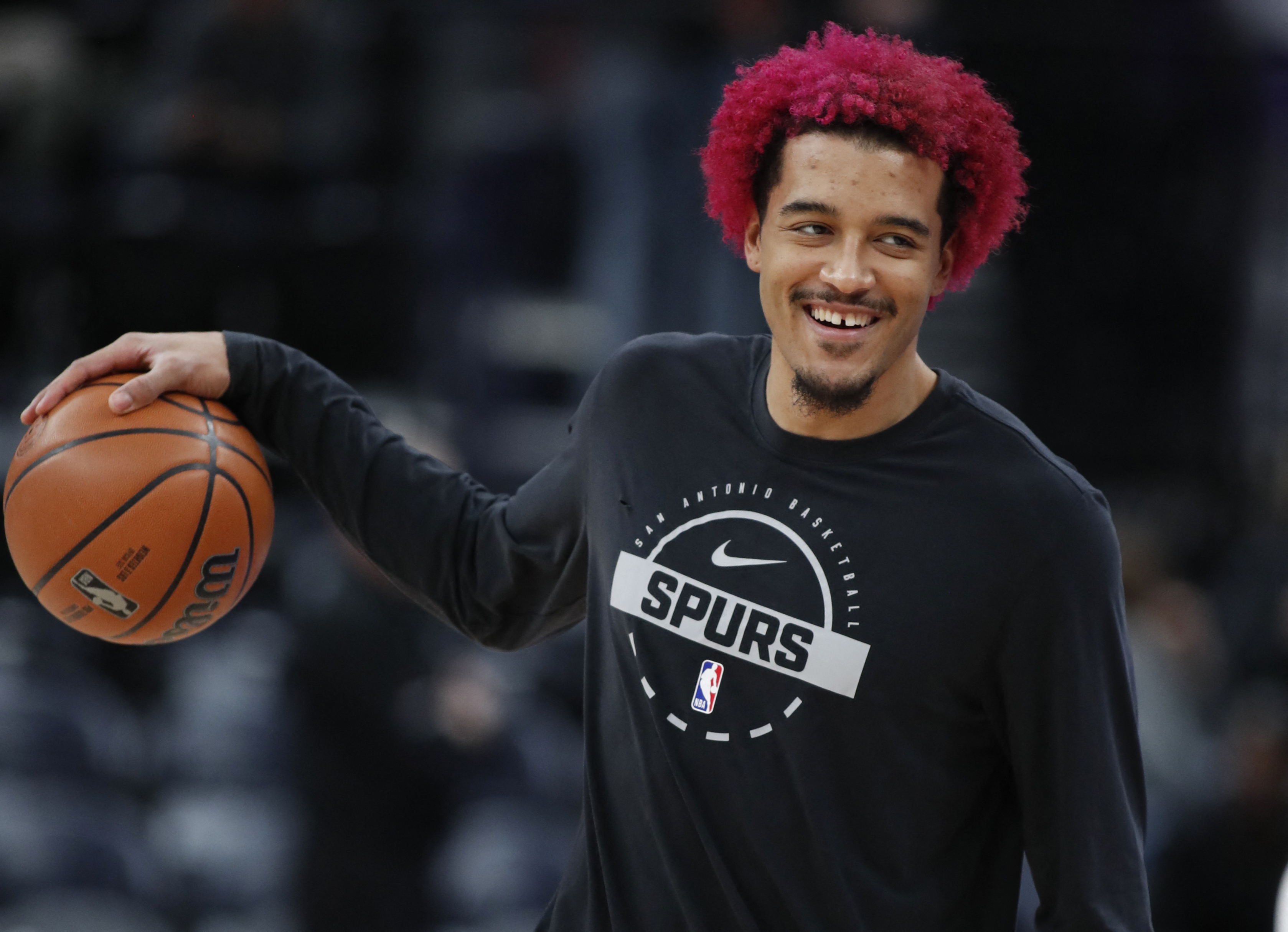 馬刺意外裁掉頂級鋒線索漢（Jeremy Sochan）。法新社