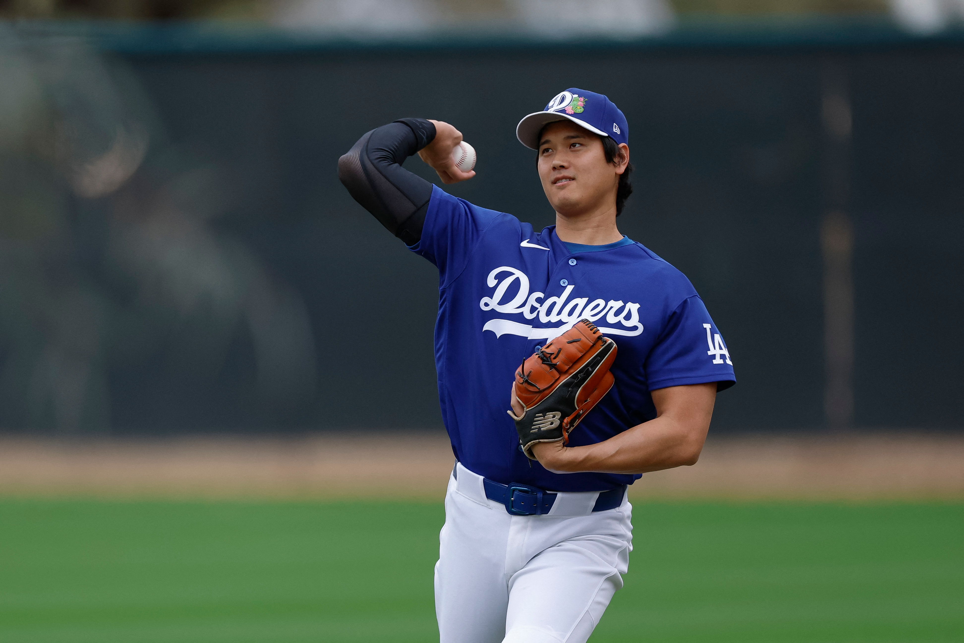 大谷翔平春訓健康回歸瞄準塞揚獎。法新社