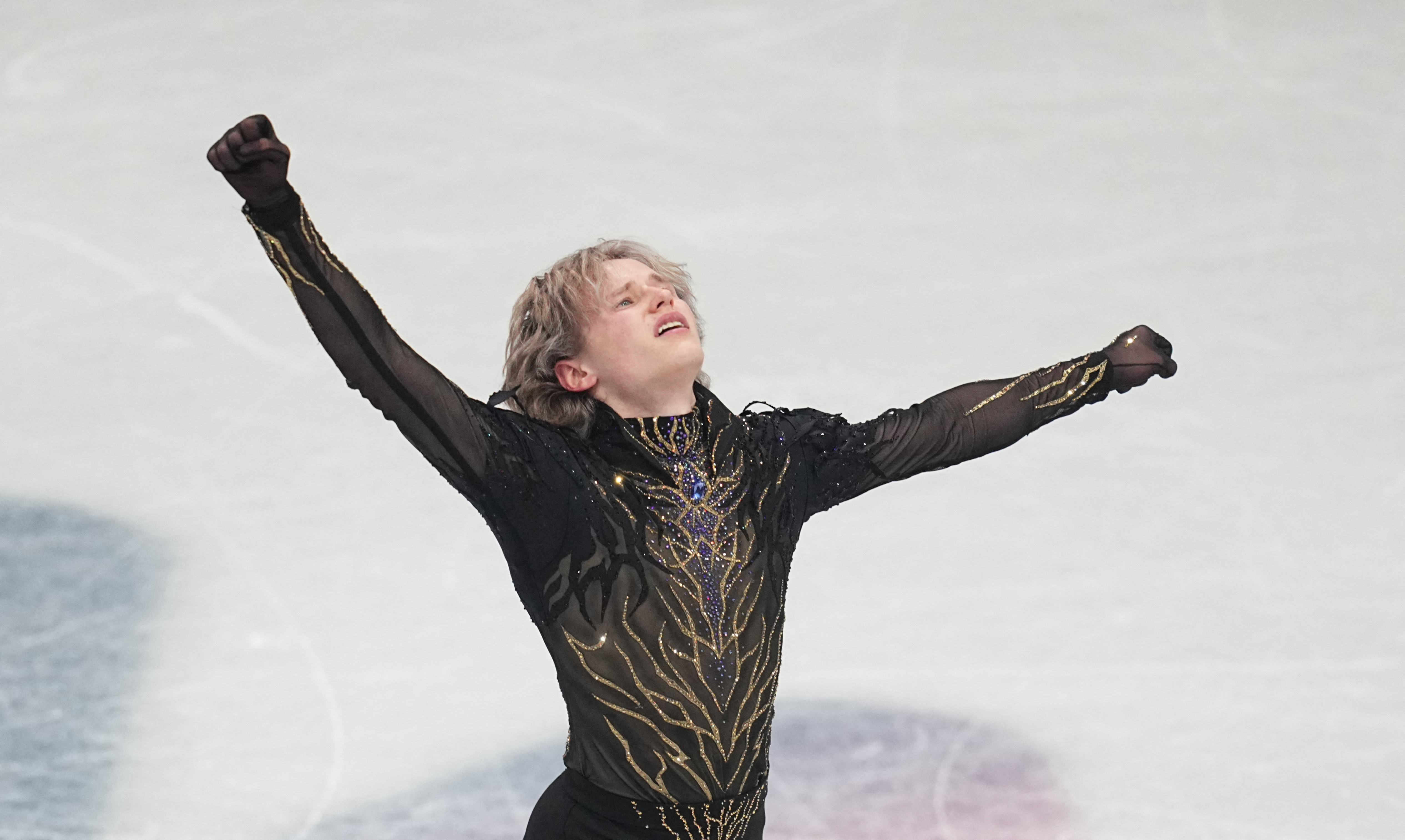 美國花式滑冰「四周跳之神」馬里寧（Ilia Malinin）意外失金。法新社