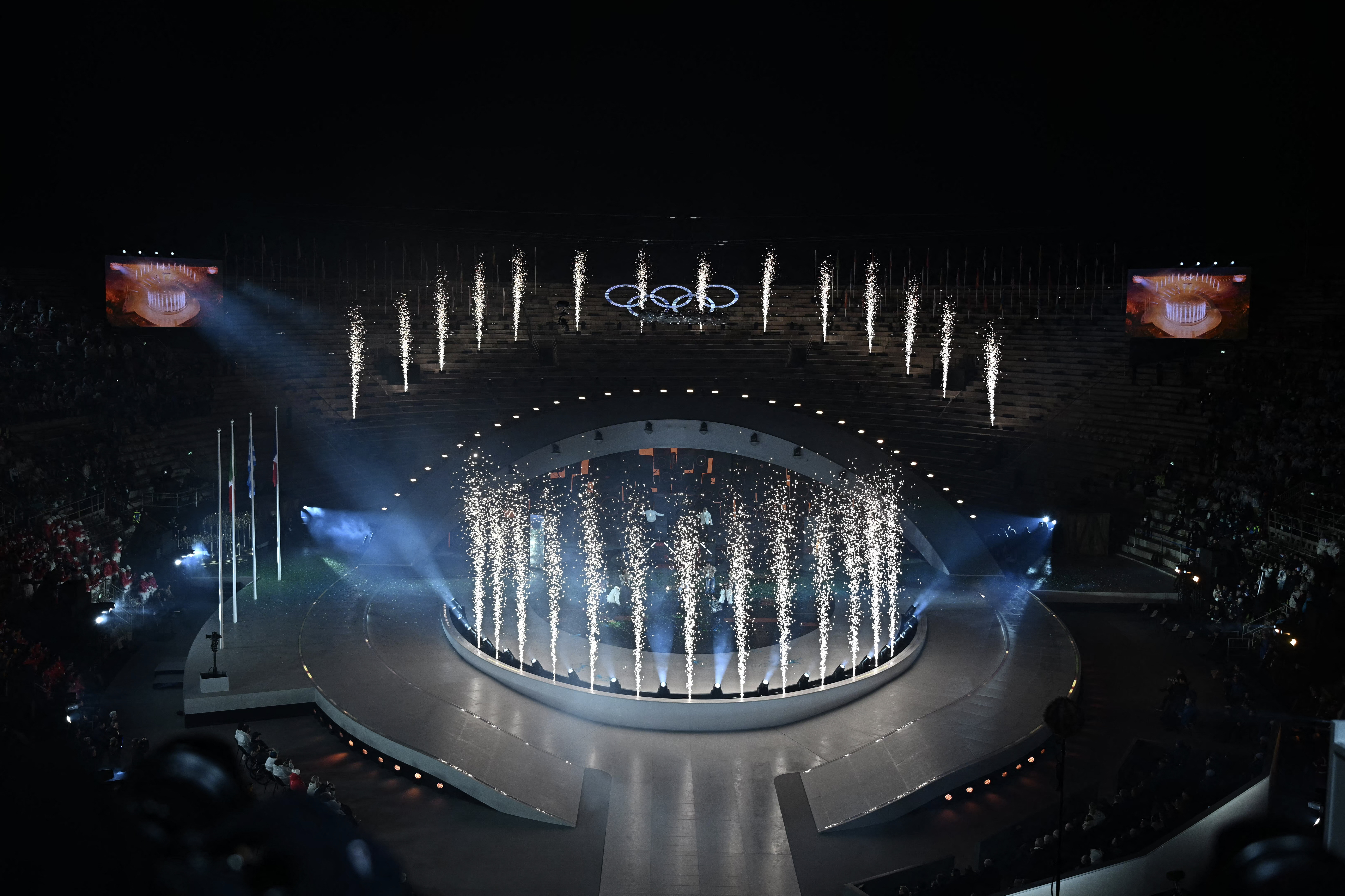 2026年米蘭-科爾蒂納冬奧落幕。法新社