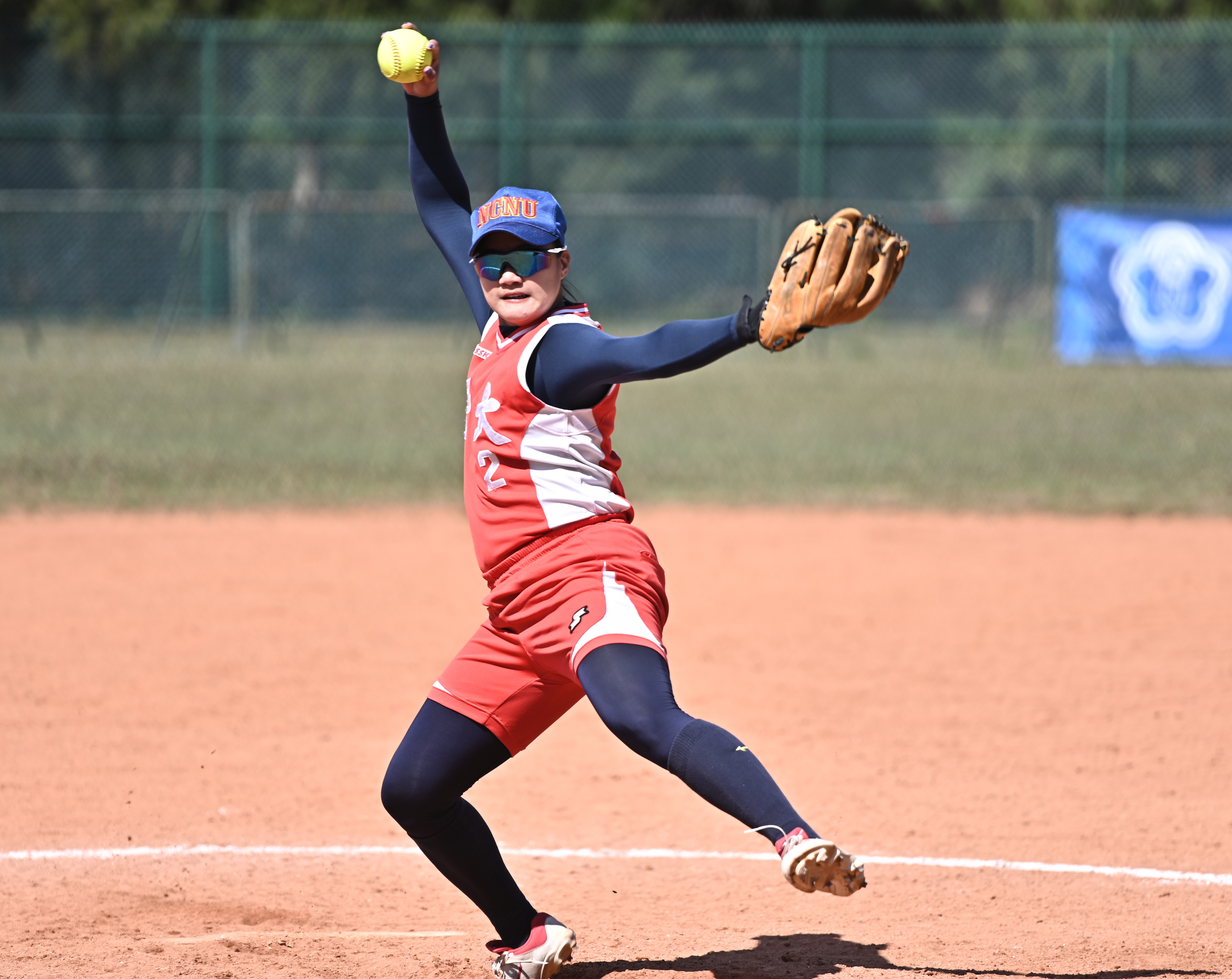 柯夏愛冠軍戰連2場完投勝。大專體總提供