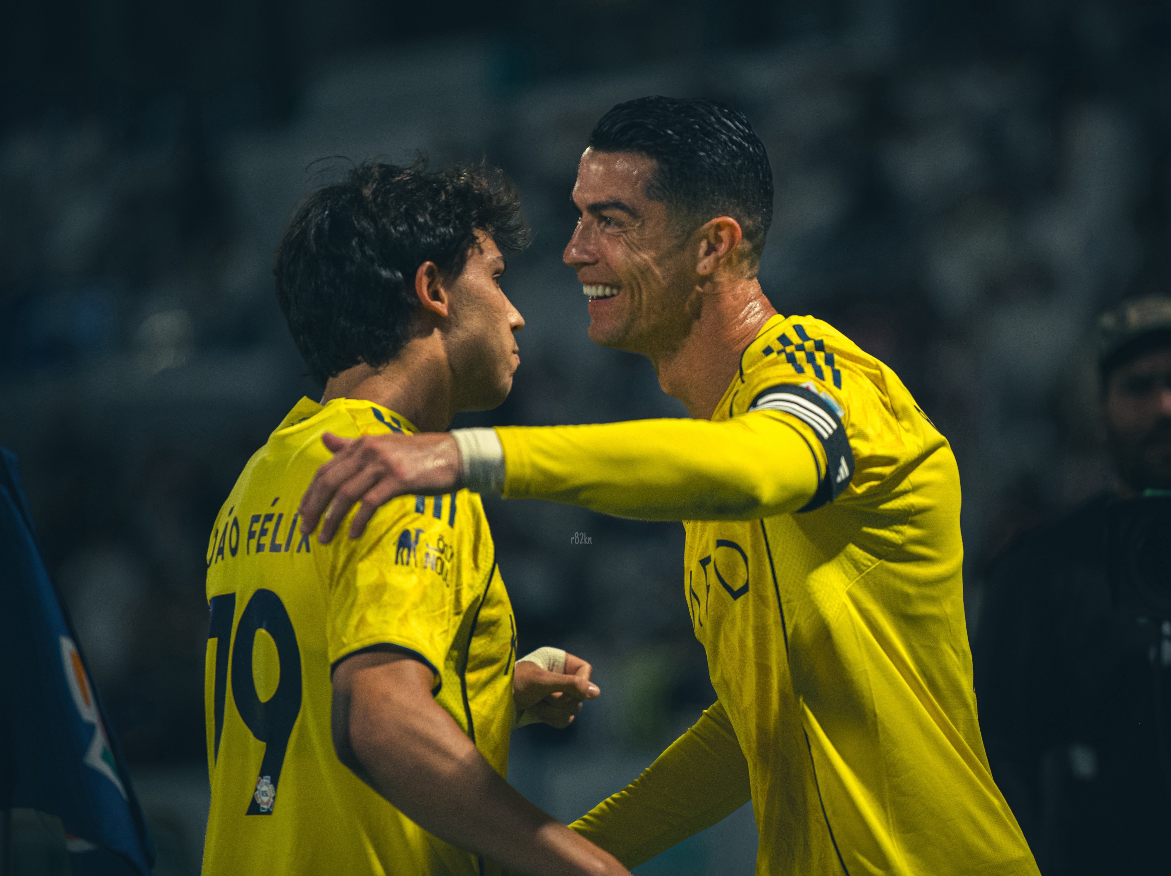 C.羅復出就率先進球。摘自C.羅推特