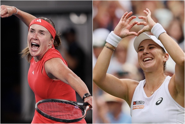 瑞士好手班西琪（Belinda Bencic，右）與烏克蘭名將絲薇托莉娜（Elina Svitolina，左）本週雙雙名列WTA世界第9、10。合成照片